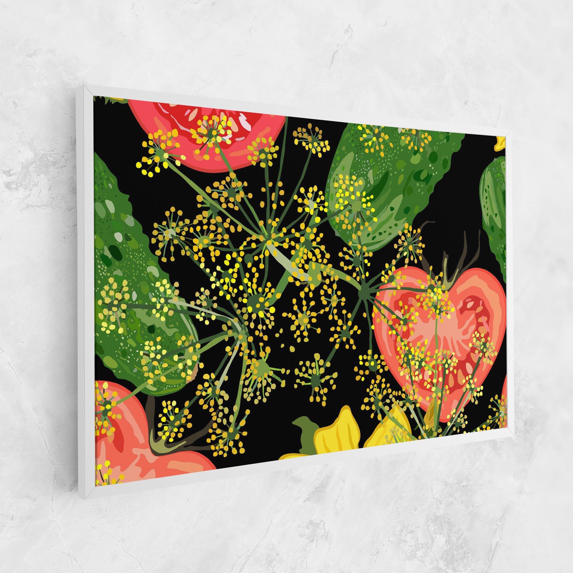 Vászonkép Heart Tomato mockup 1