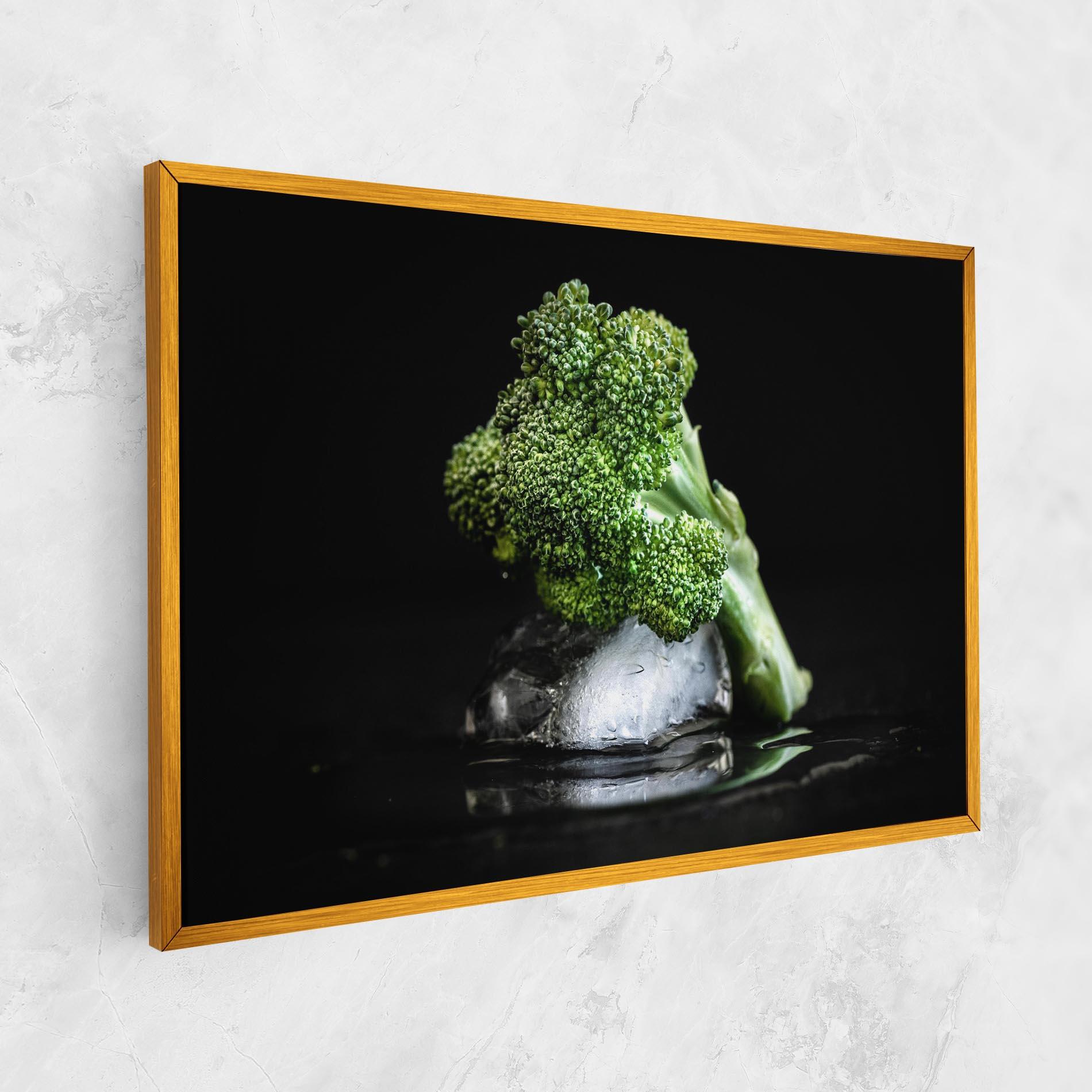 Vászonkép Broccoli Water mockup 1