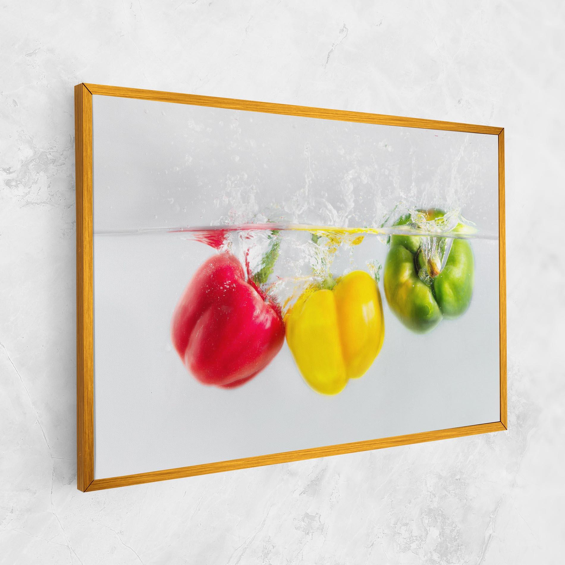 Vászonkép Colorful Bellpepper mockup 1