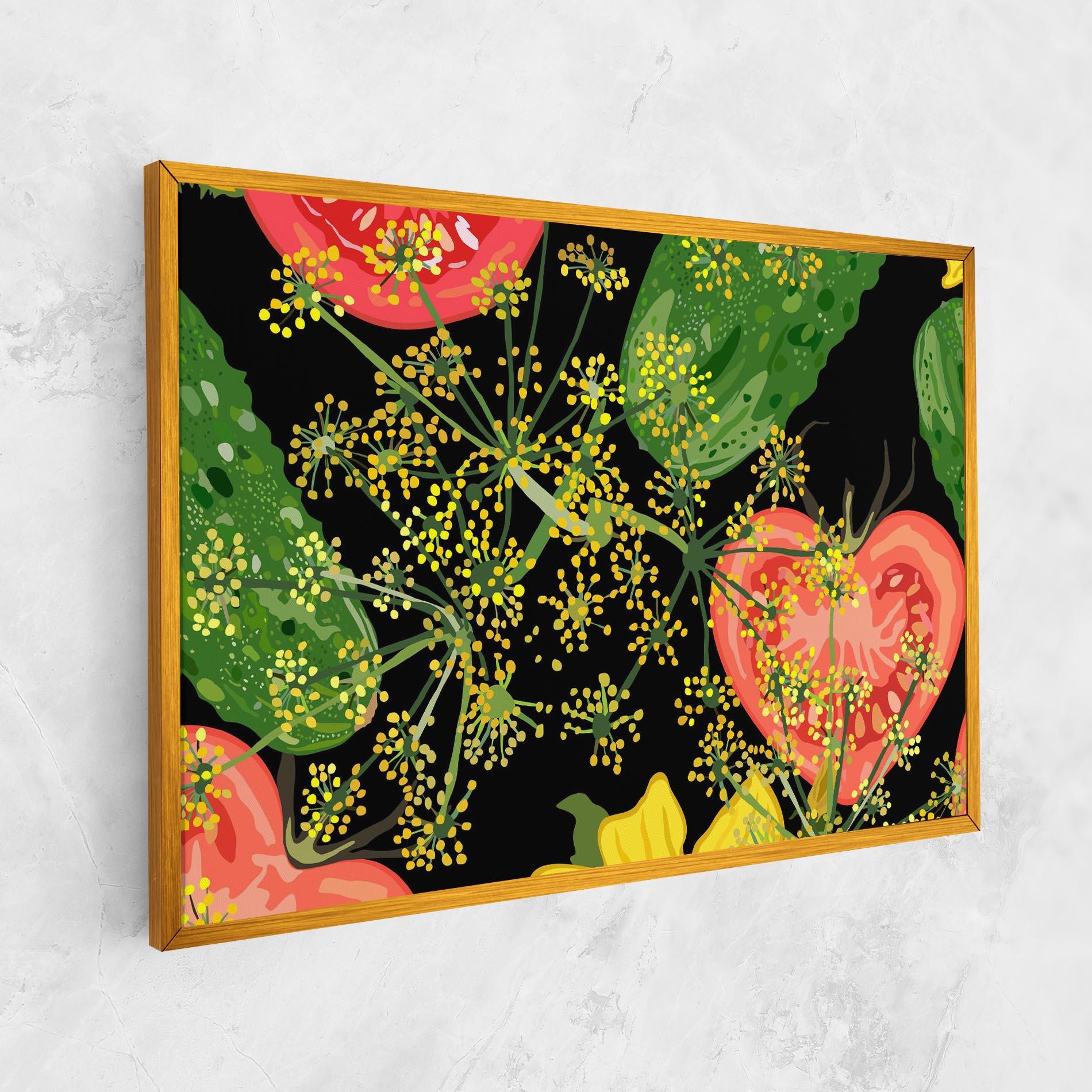 Vászonkép Heart Tomato mockup 1