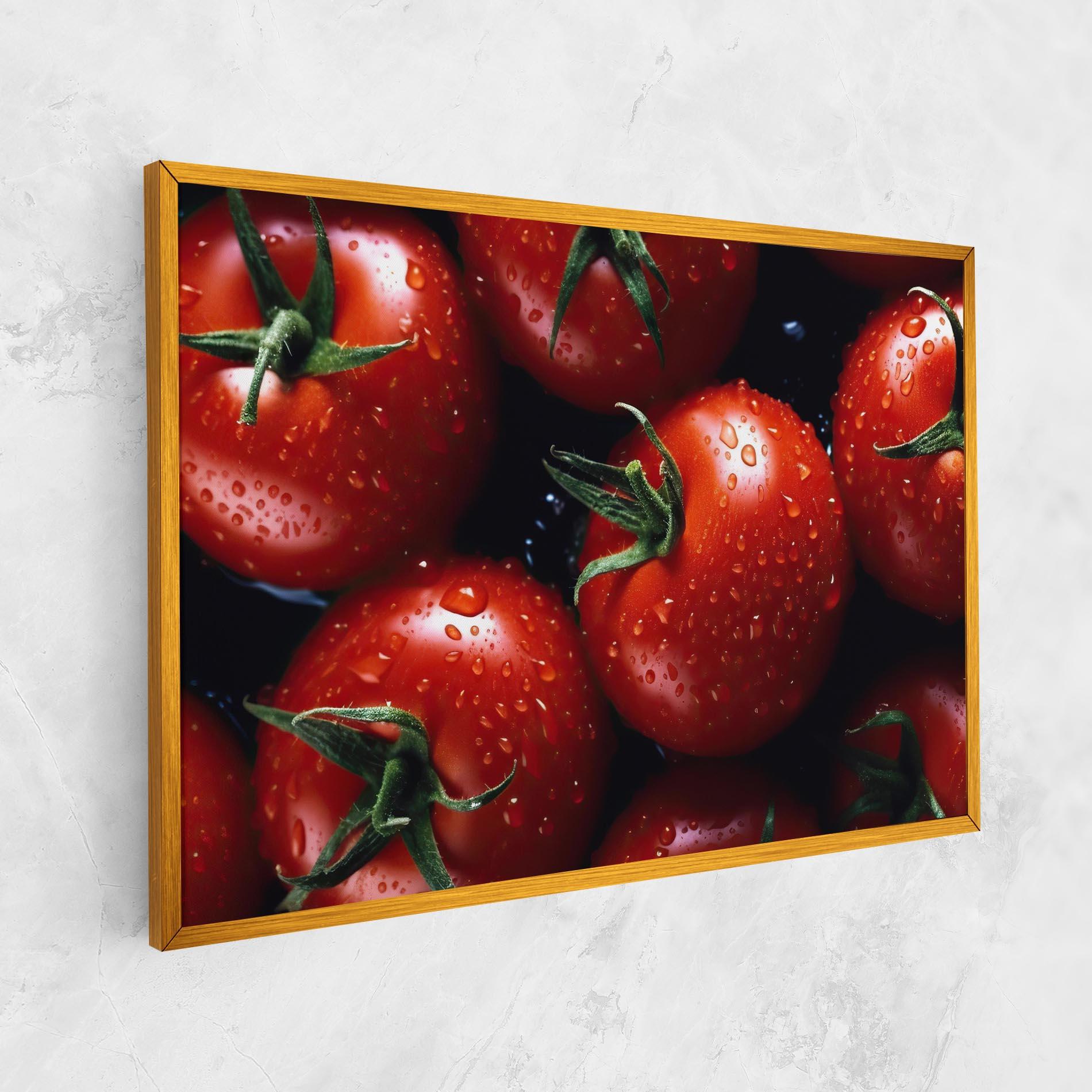 Vászonkép Red Wet Tomato mockup 1