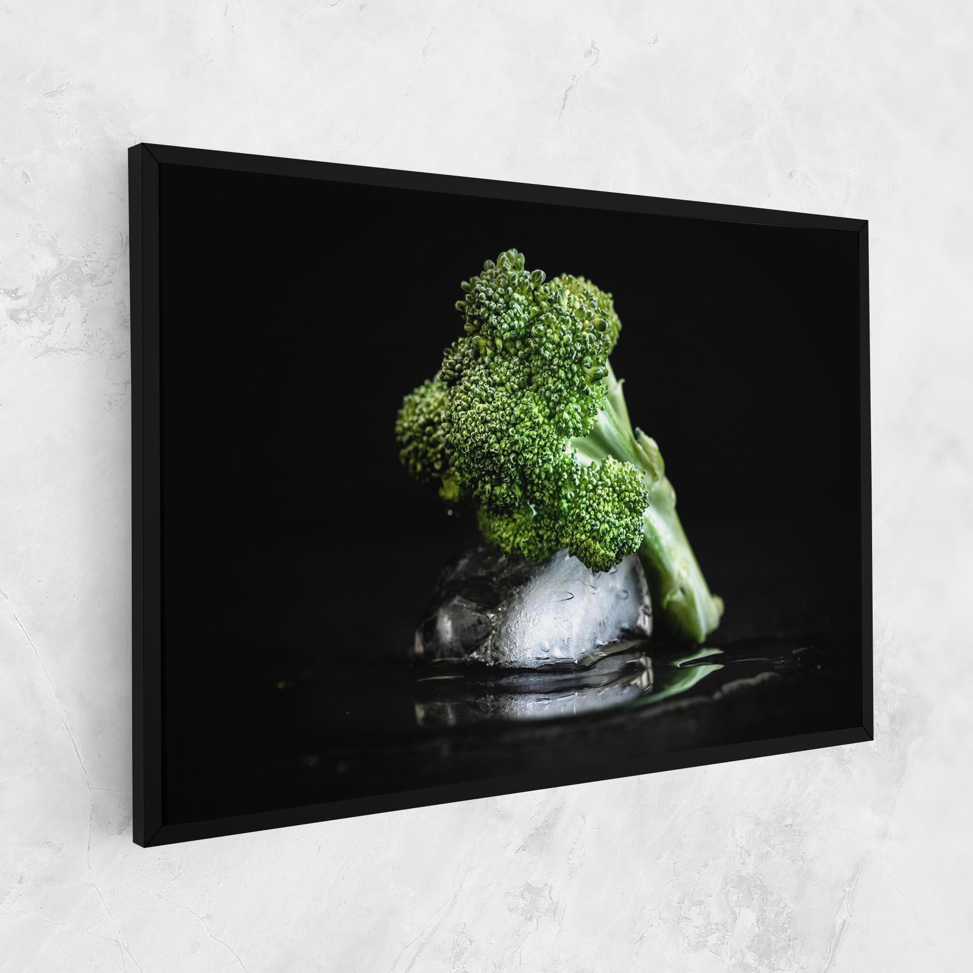 Vászonkép Broccoli Water mockup 1