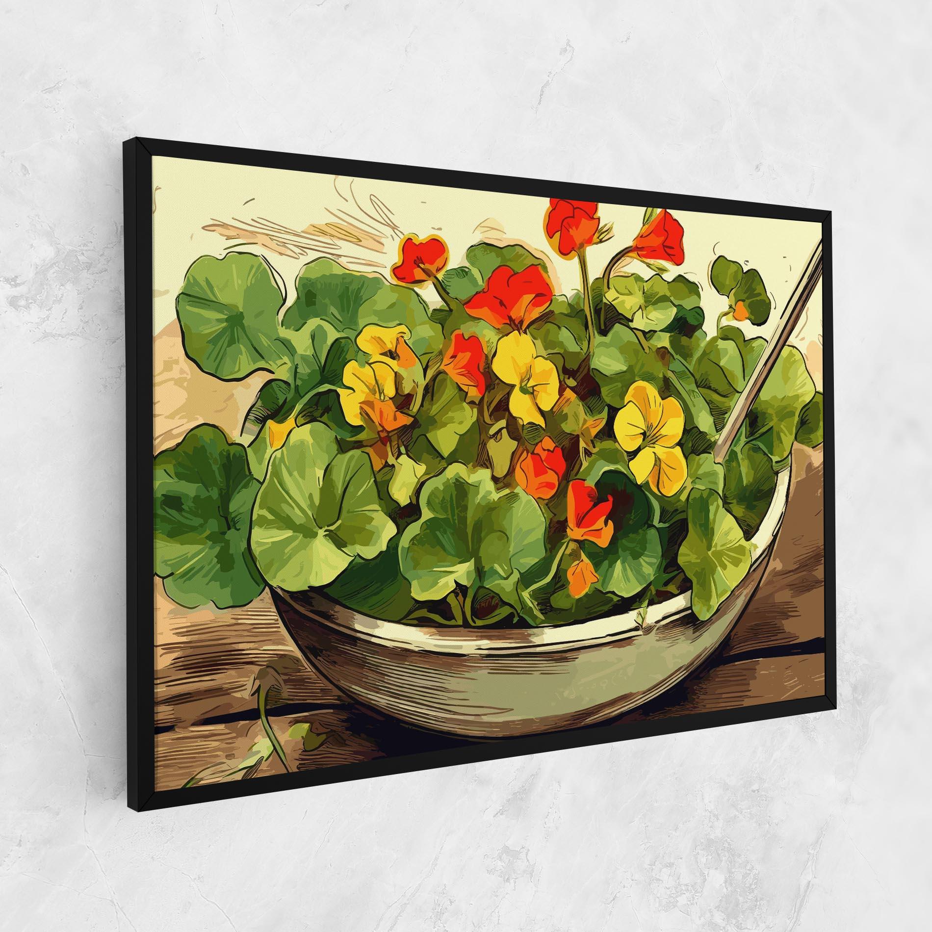 Vászonkép Flower Food mockup 1