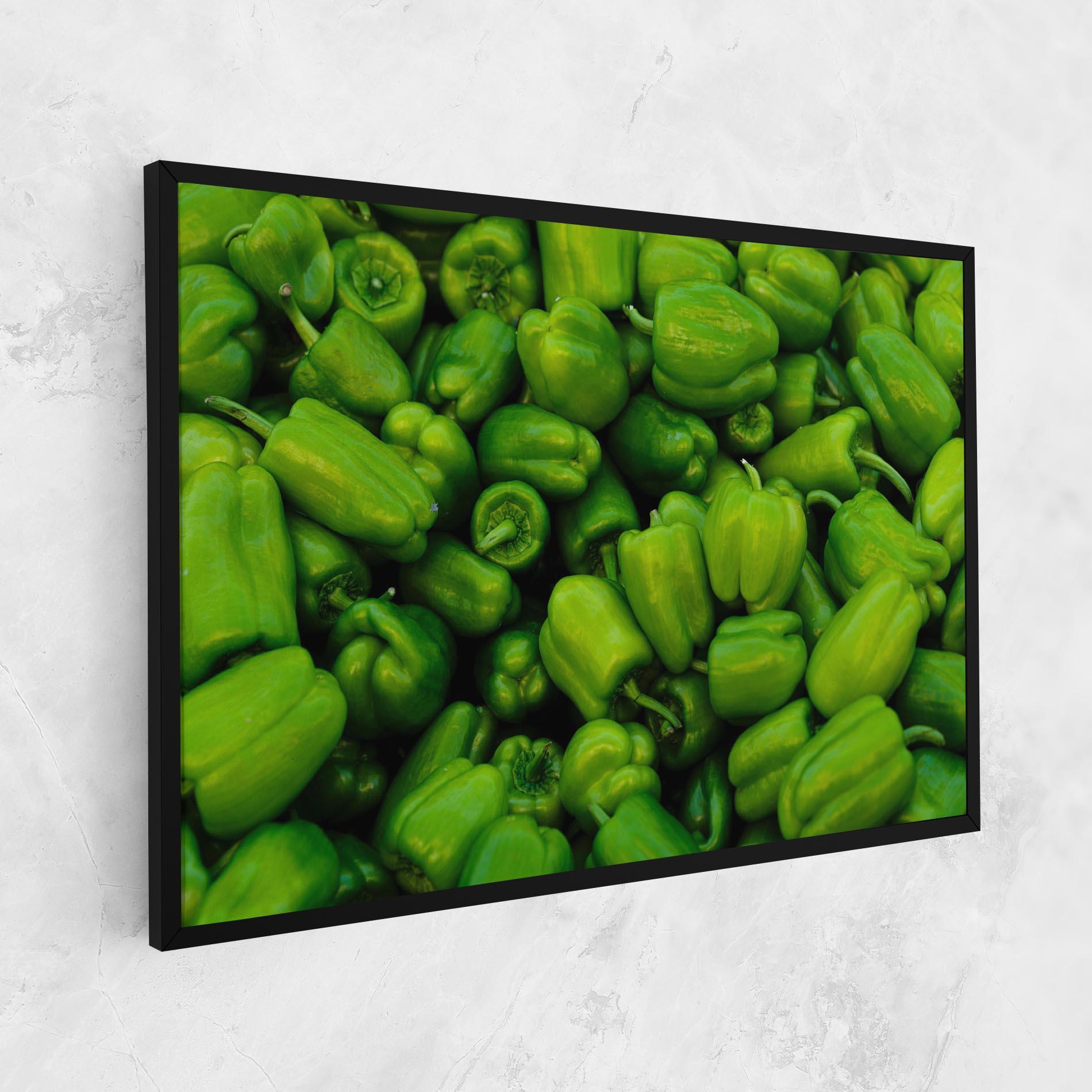 Vászonkép Green Bellpepper mockup 1