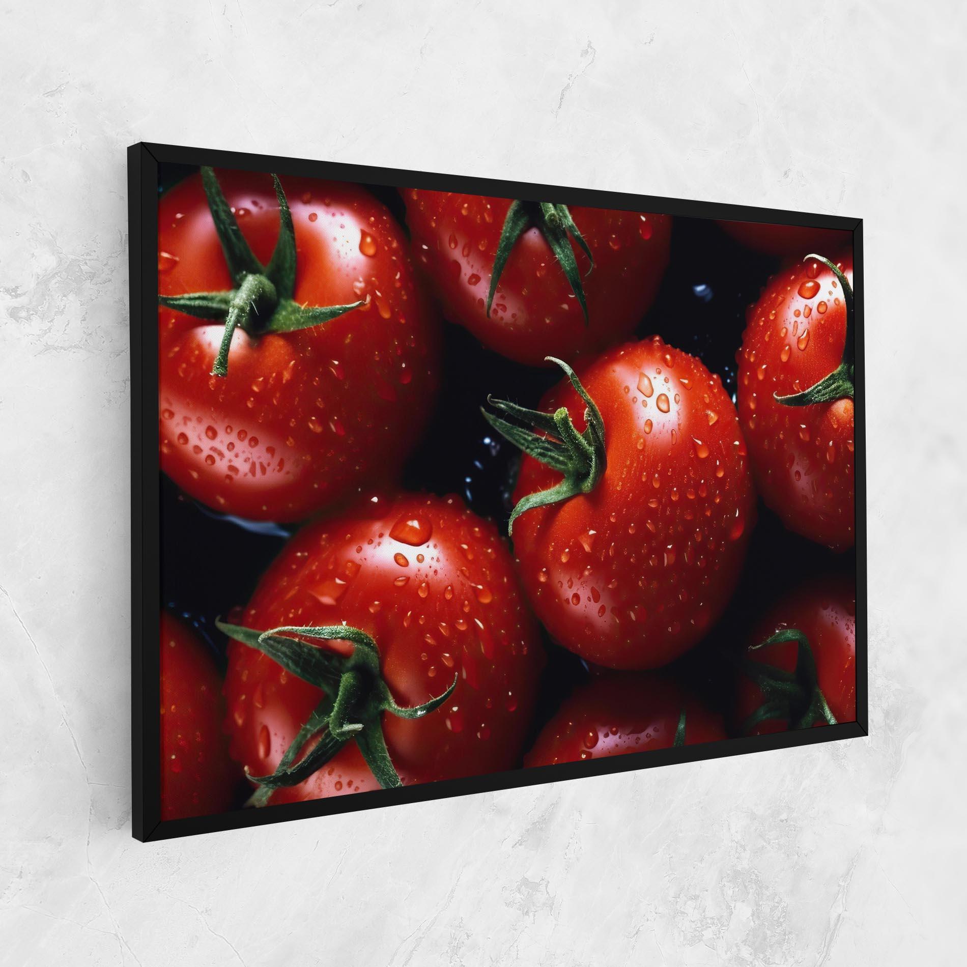 Vászonkép Red Wet Tomato mockup 1