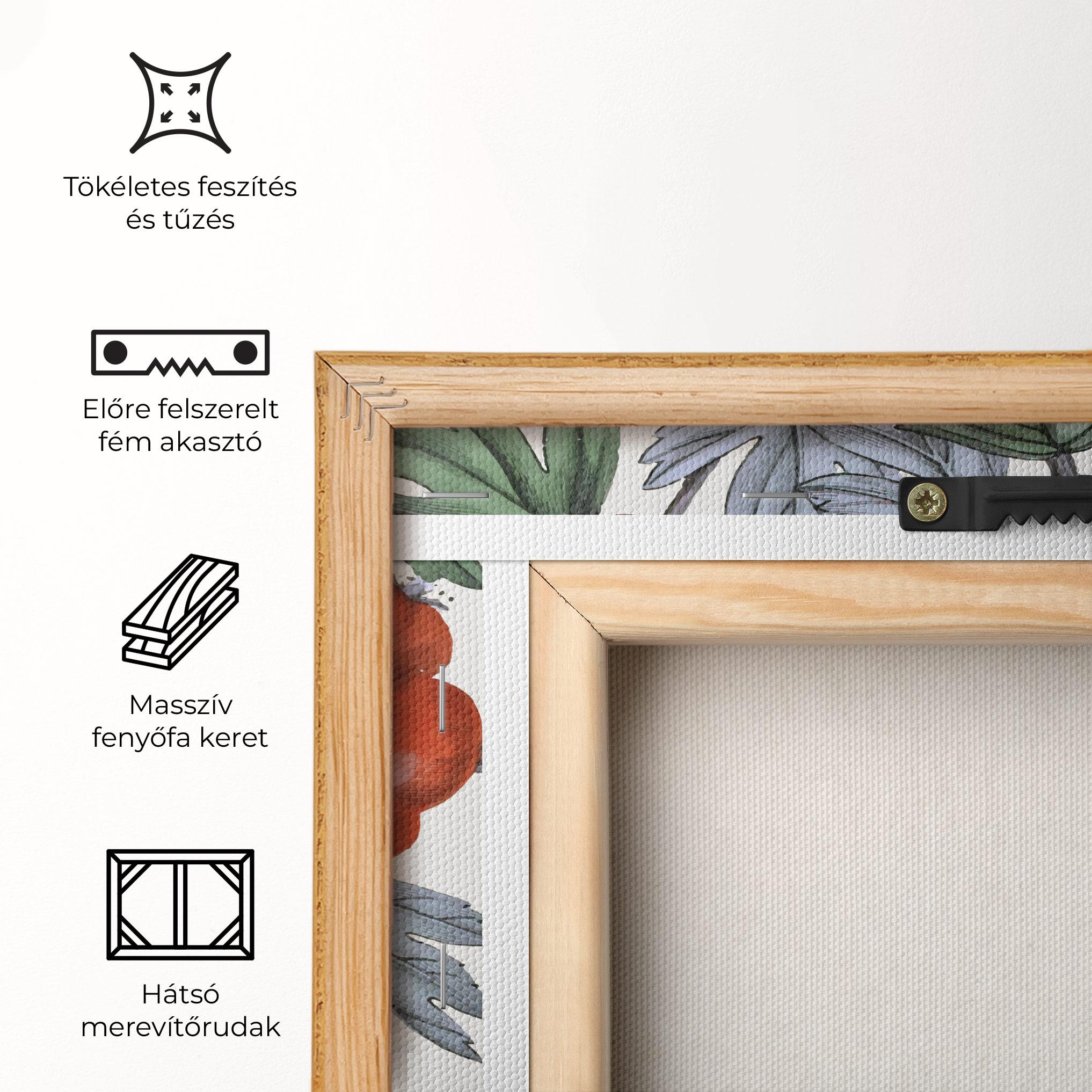 Vászonkép Cherry Drawing mockup 5