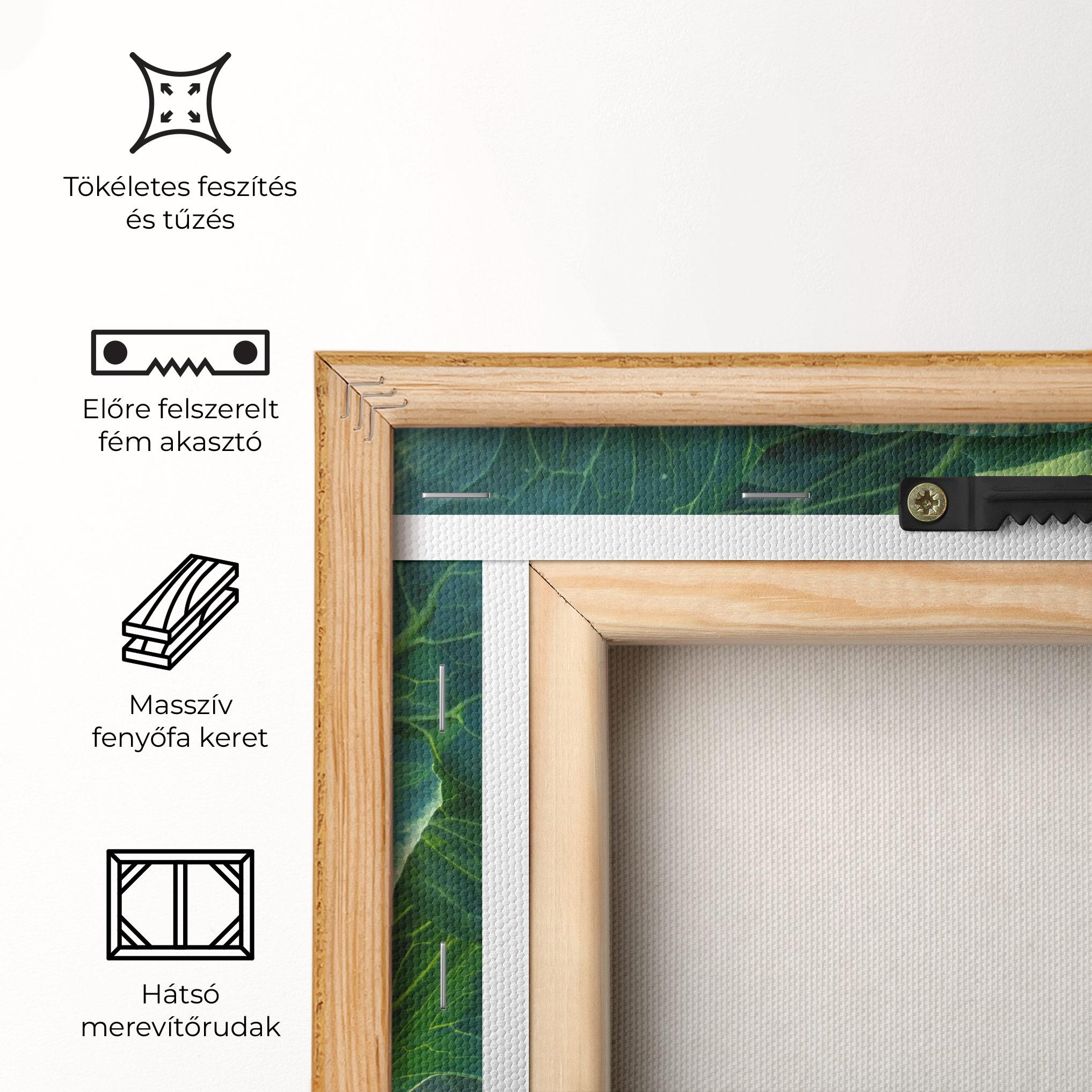 Vászonkép Green Lettuce mockup 5