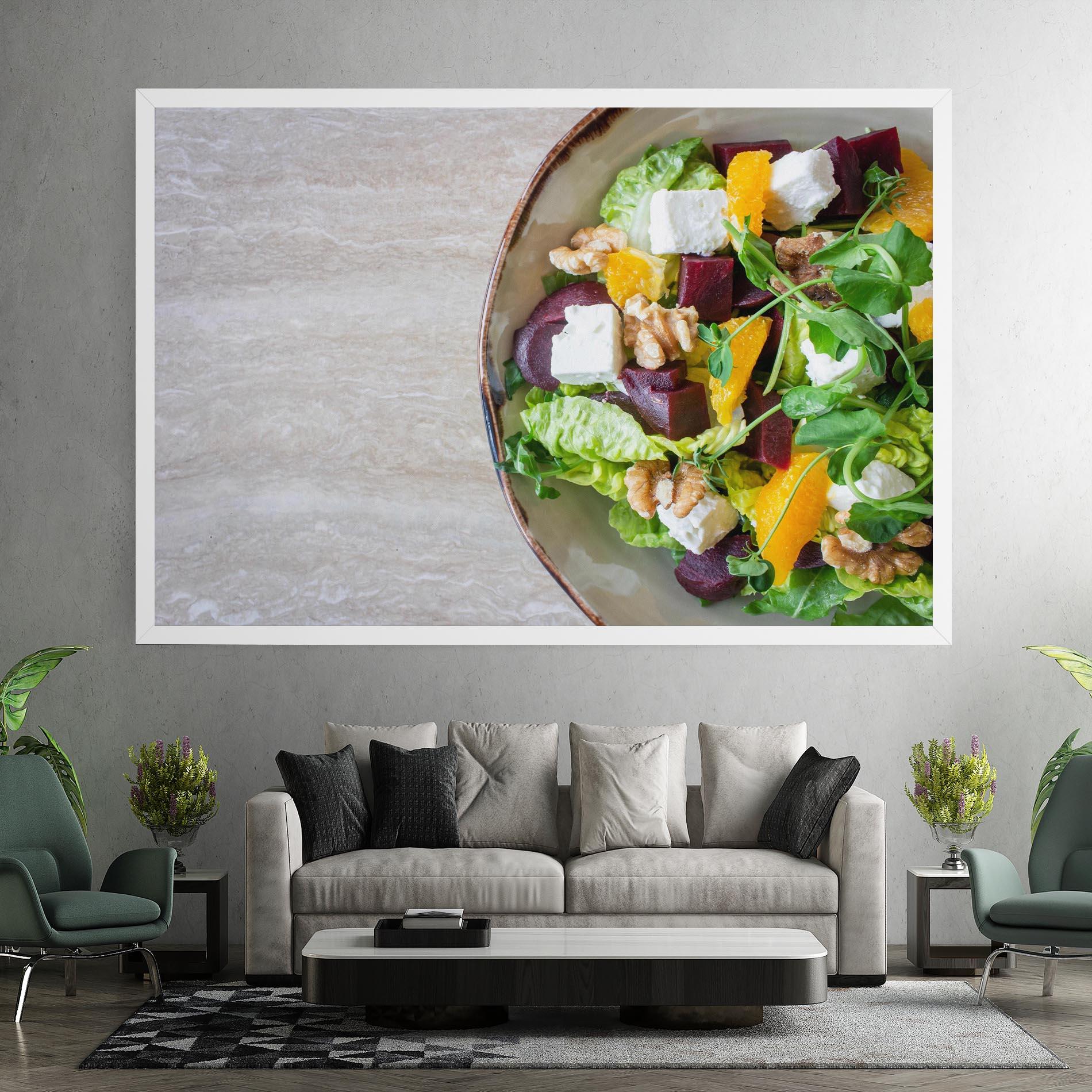 Vászonkép Delicious Salad mockup 7