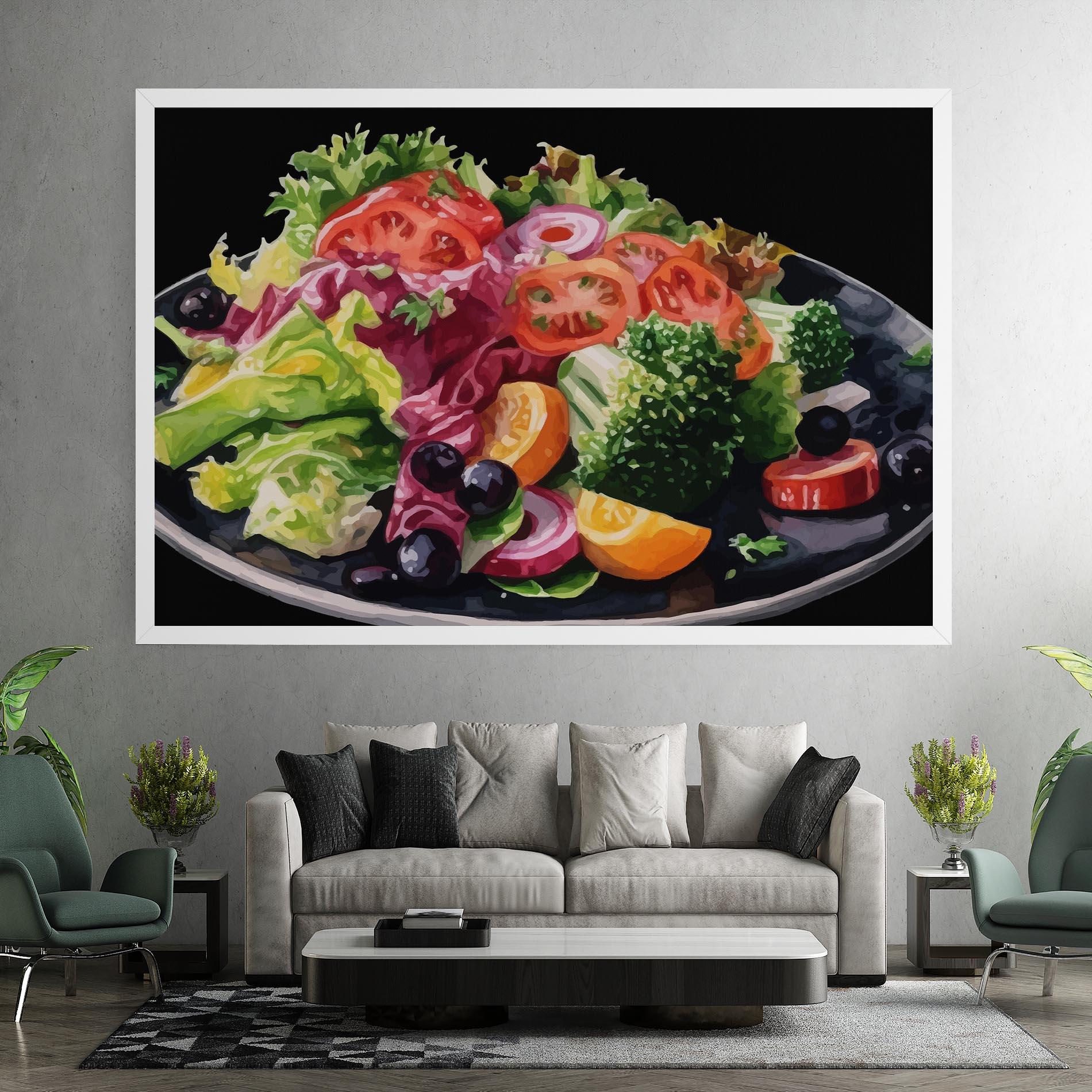 Vászonkép Healthy Tomato Food mockup 7