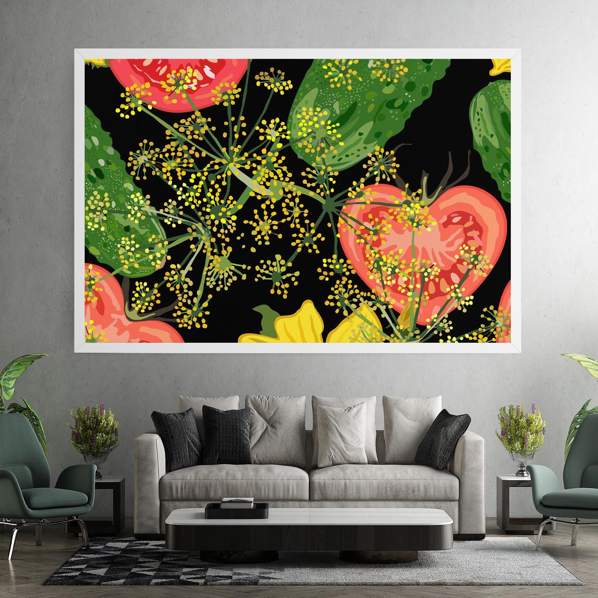 Vászonkép Heart Tomato mockup 7