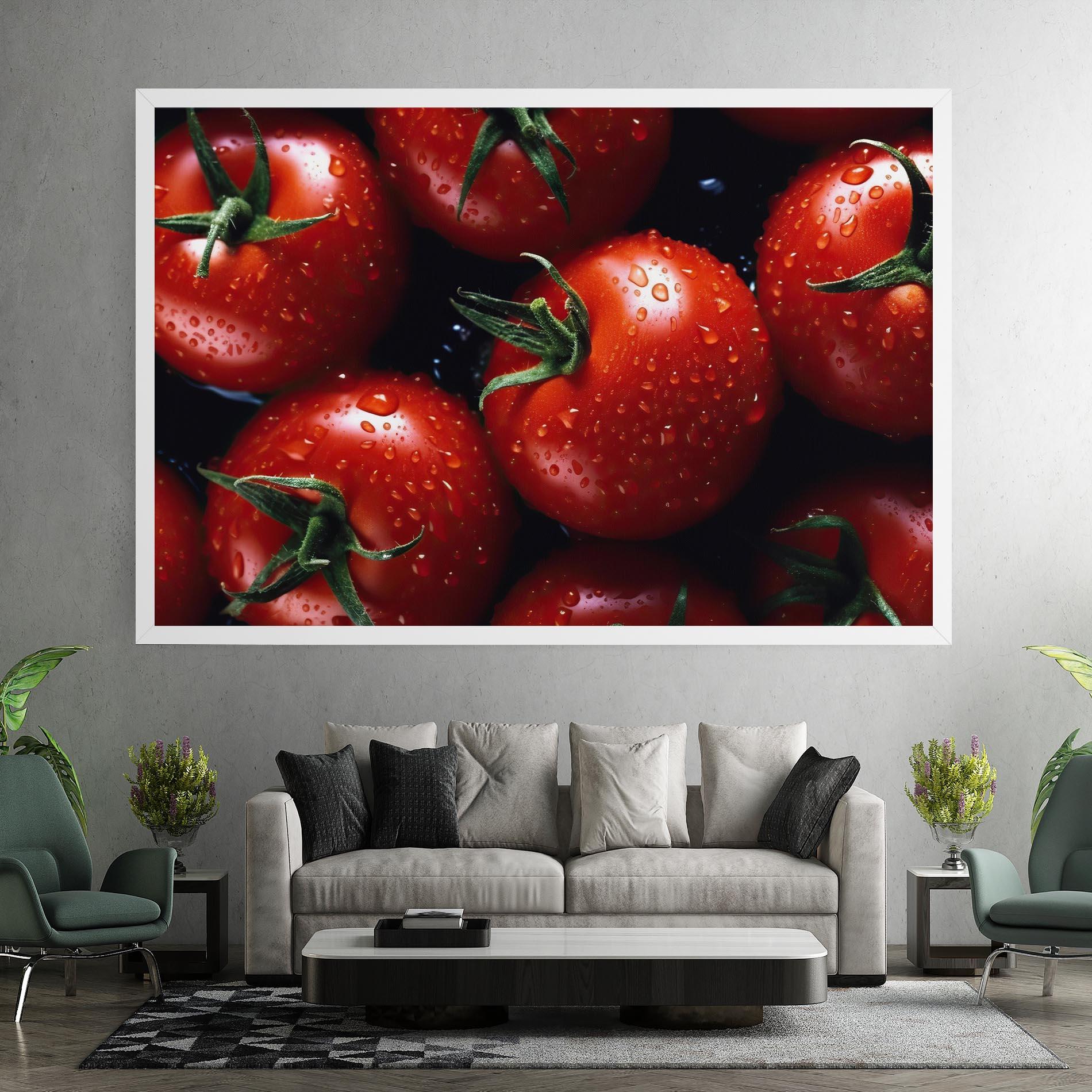 Vászonkép Red Wet Tomato mockup 7