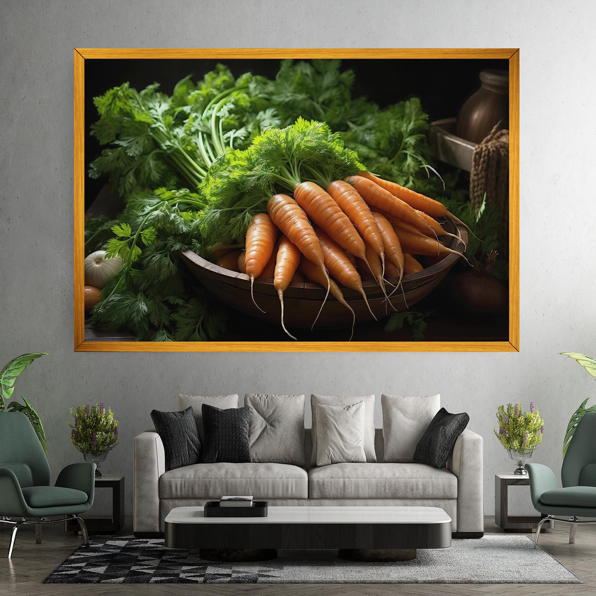 Fresh Carrots Basket mockup 7