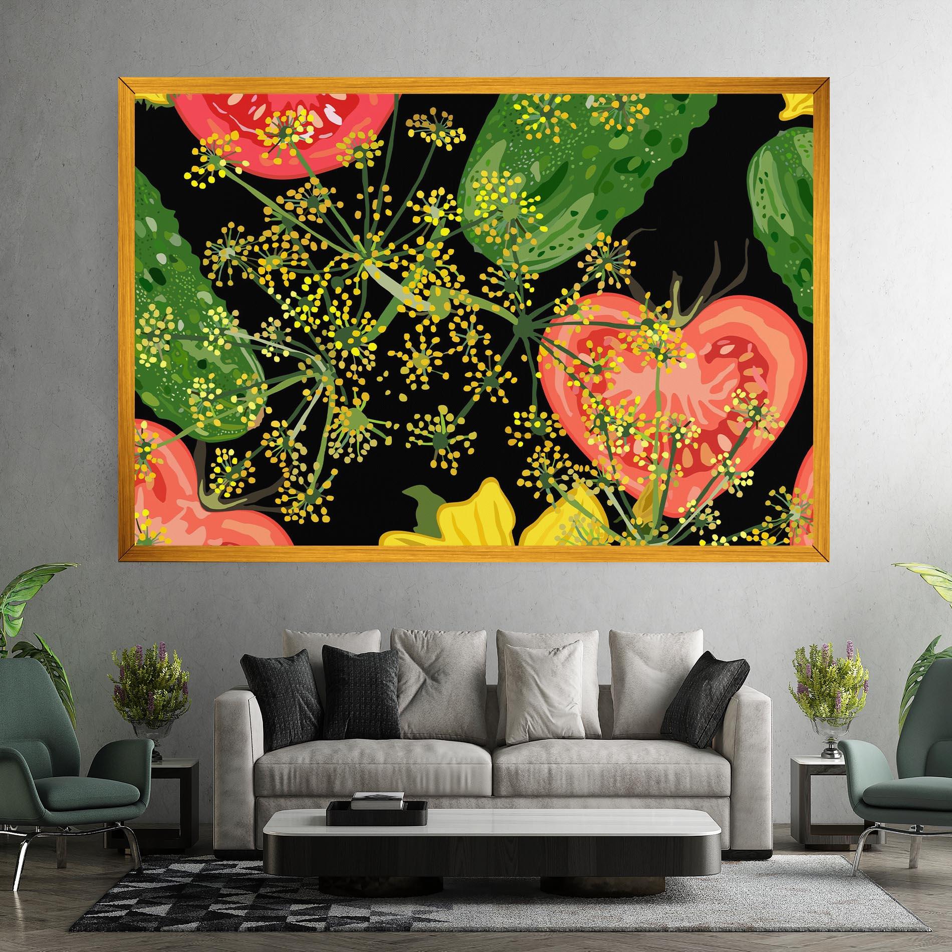 Vászonkép Heart Tomato mockup 7