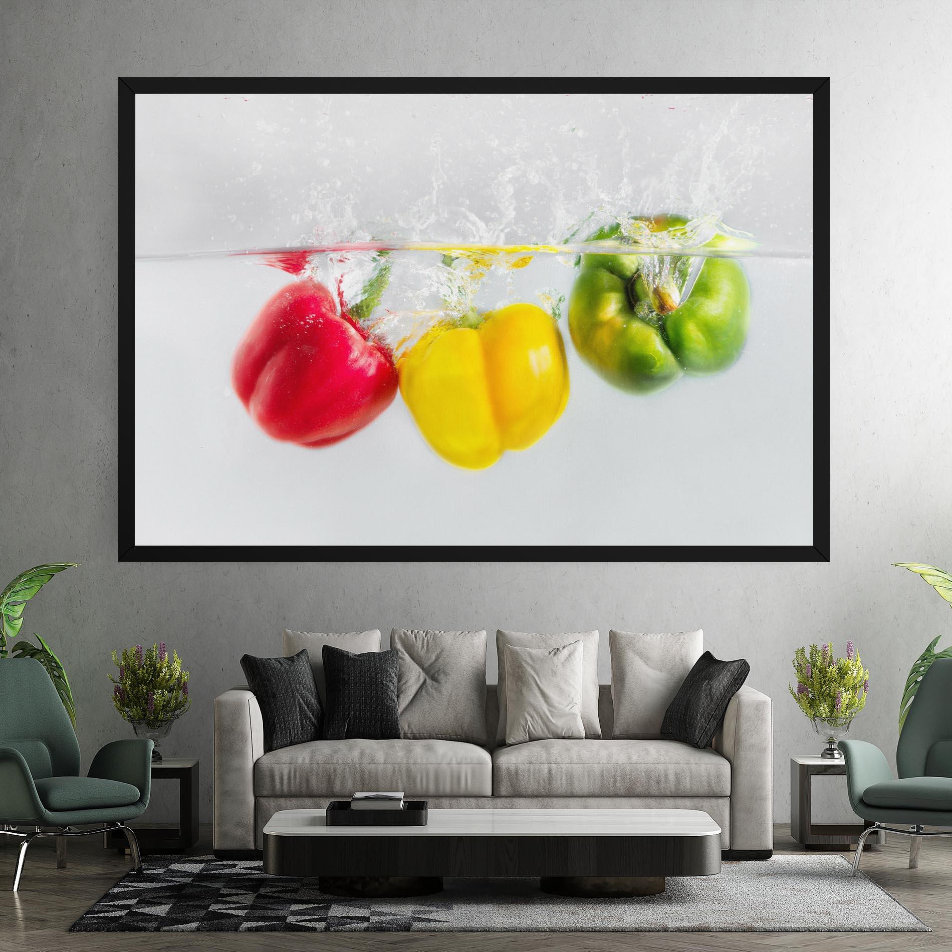 Vászonkép Colorful Bellpepper mockup 7