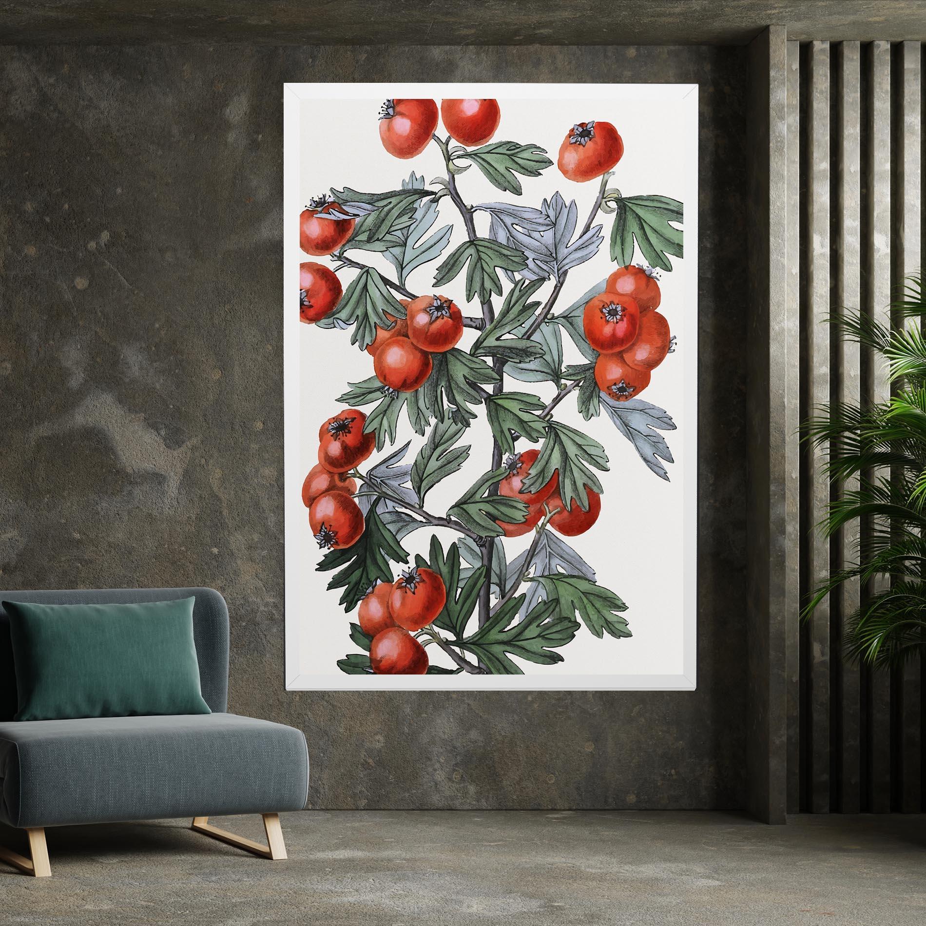 Vászonkép Cherry Drawing mockup 7