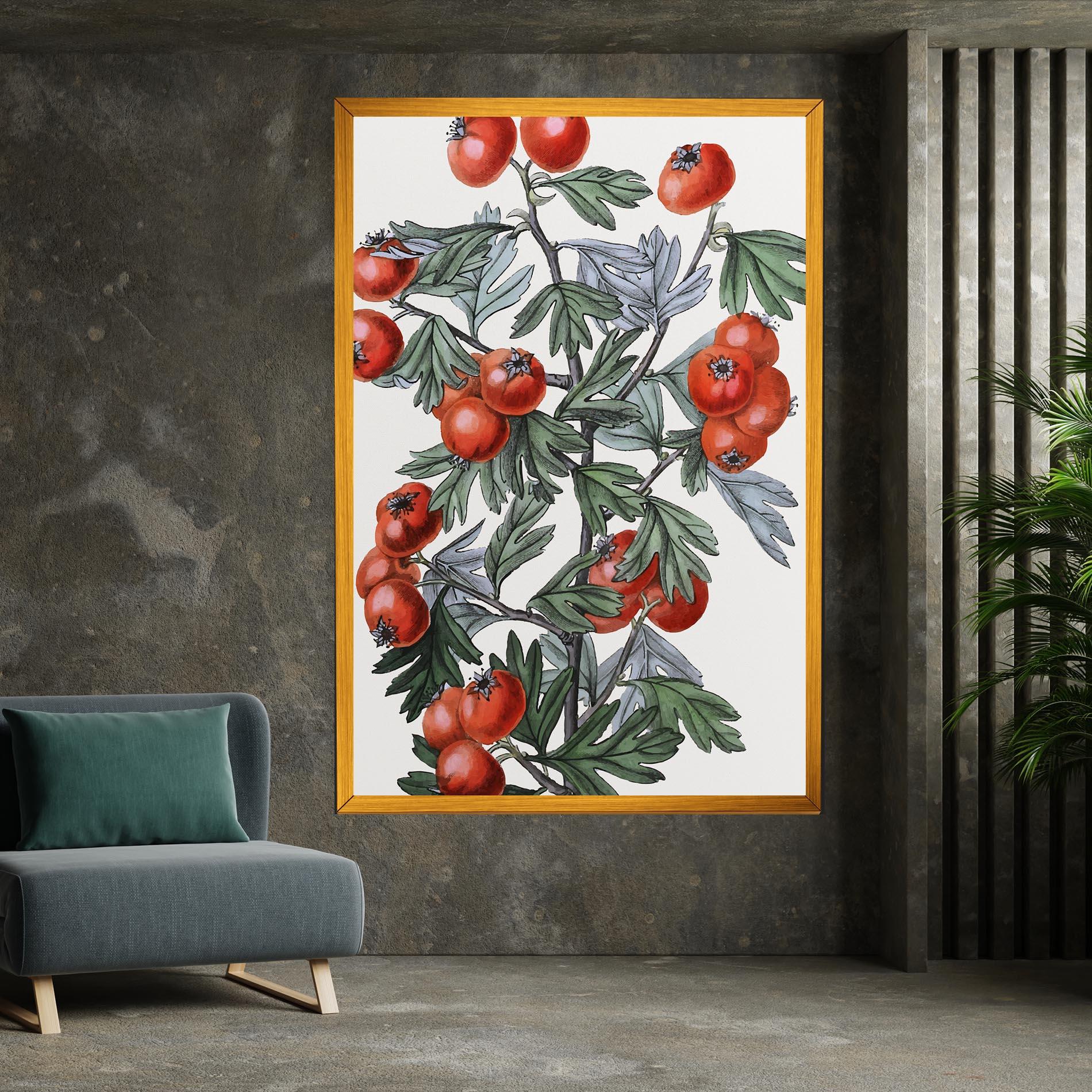 Vászonkép Cherry Drawing mockup 7