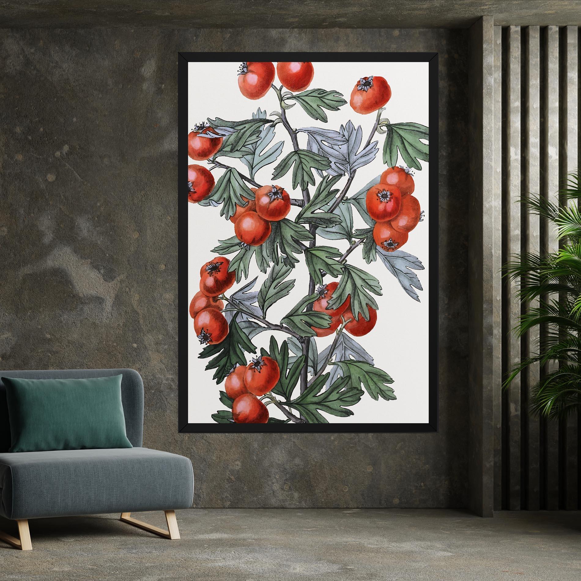 Vászonkép Cherry Drawing mockup 7