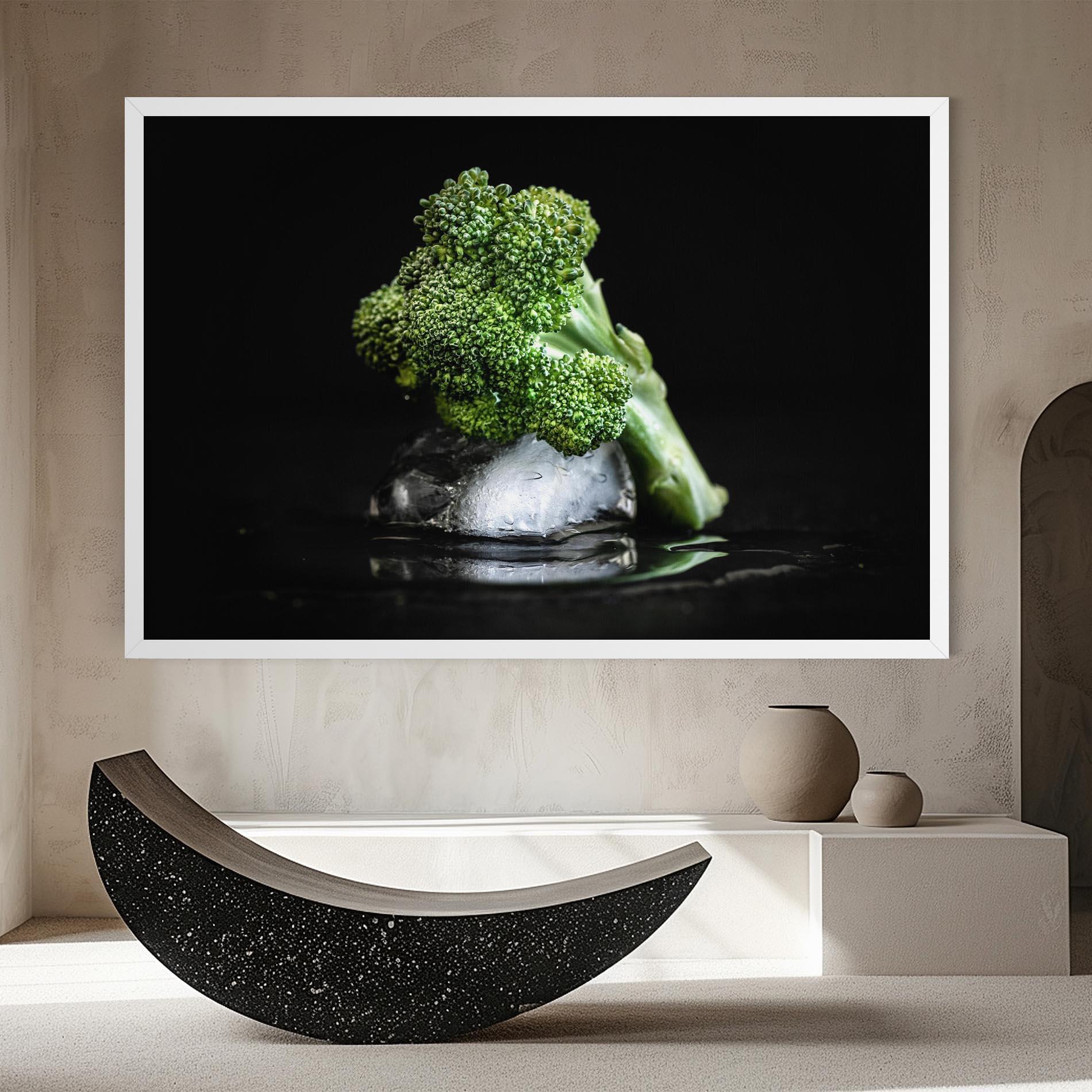 Vászonkép Broccoli Water mockup 8