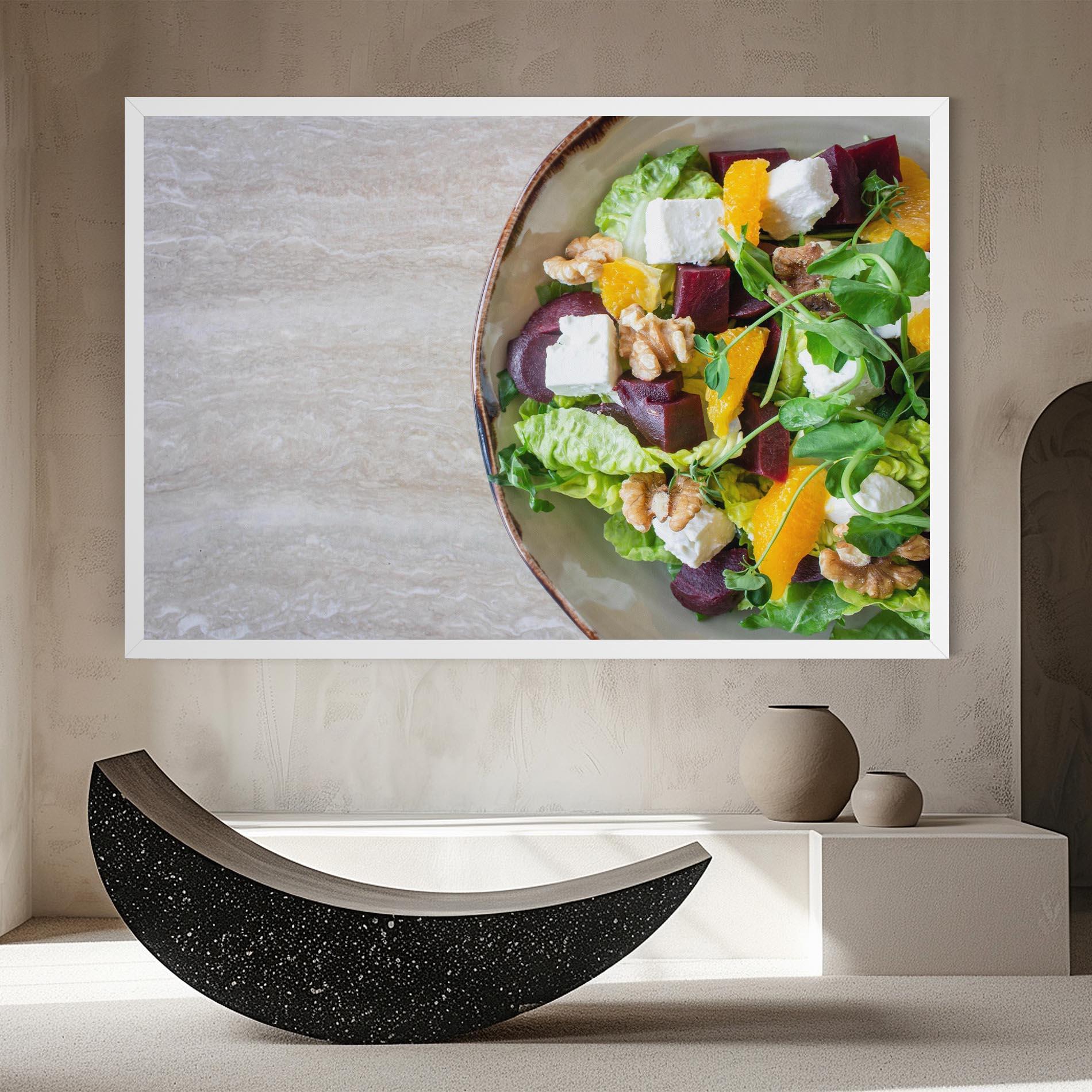 Vászonkép Delicious Salad mockup 8