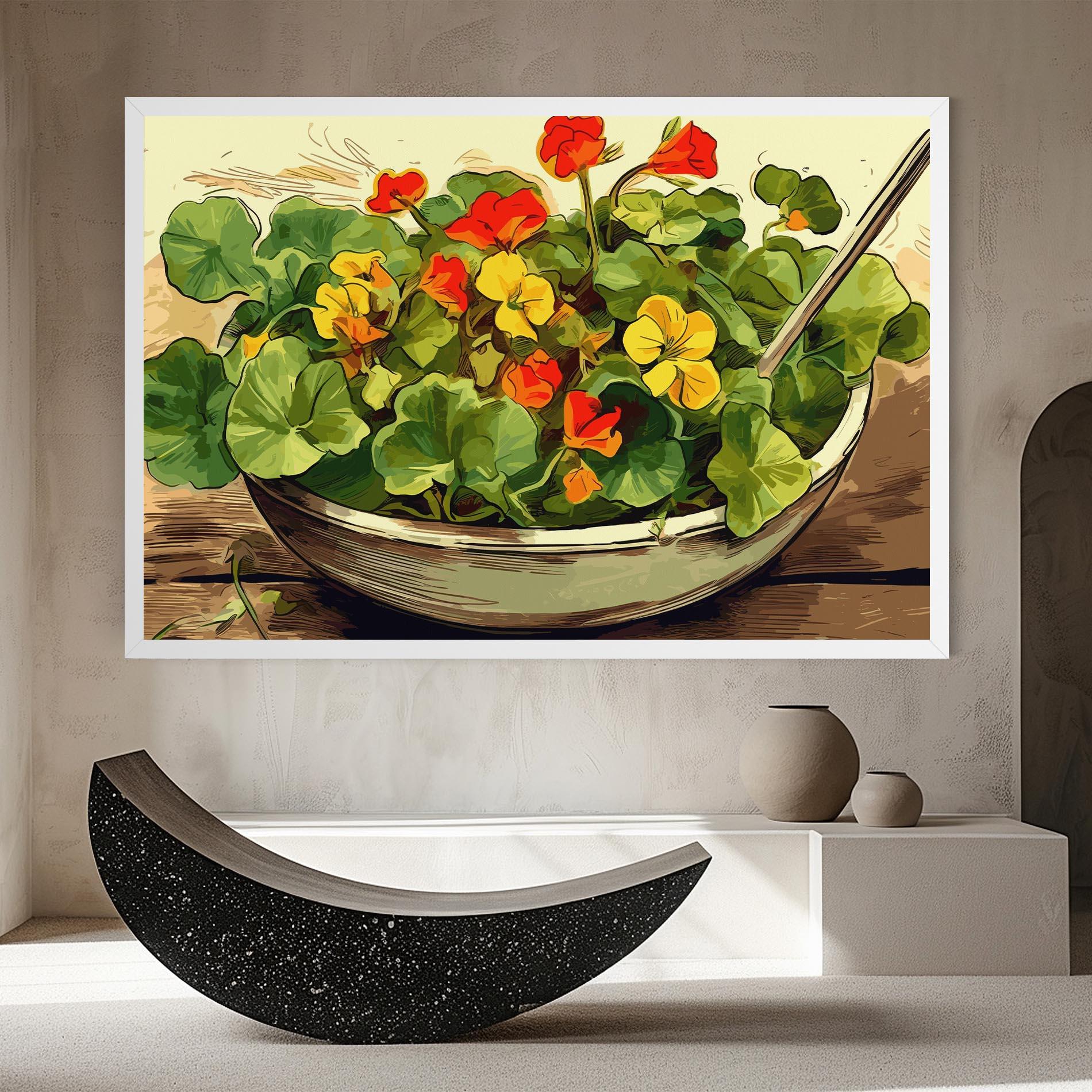 Vászonkép Flower Food mockup 8