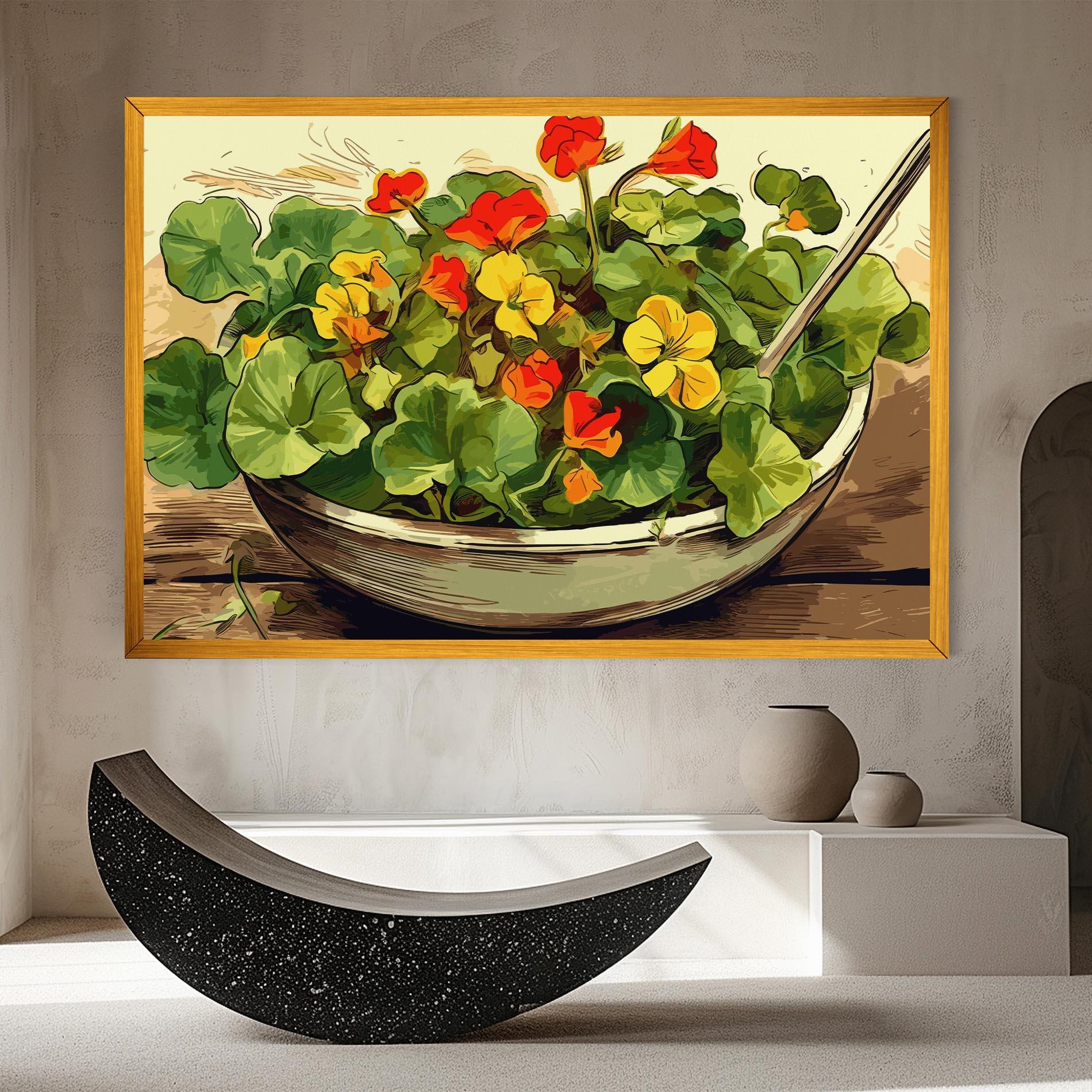 Vászonkép Flower Food mockup 8