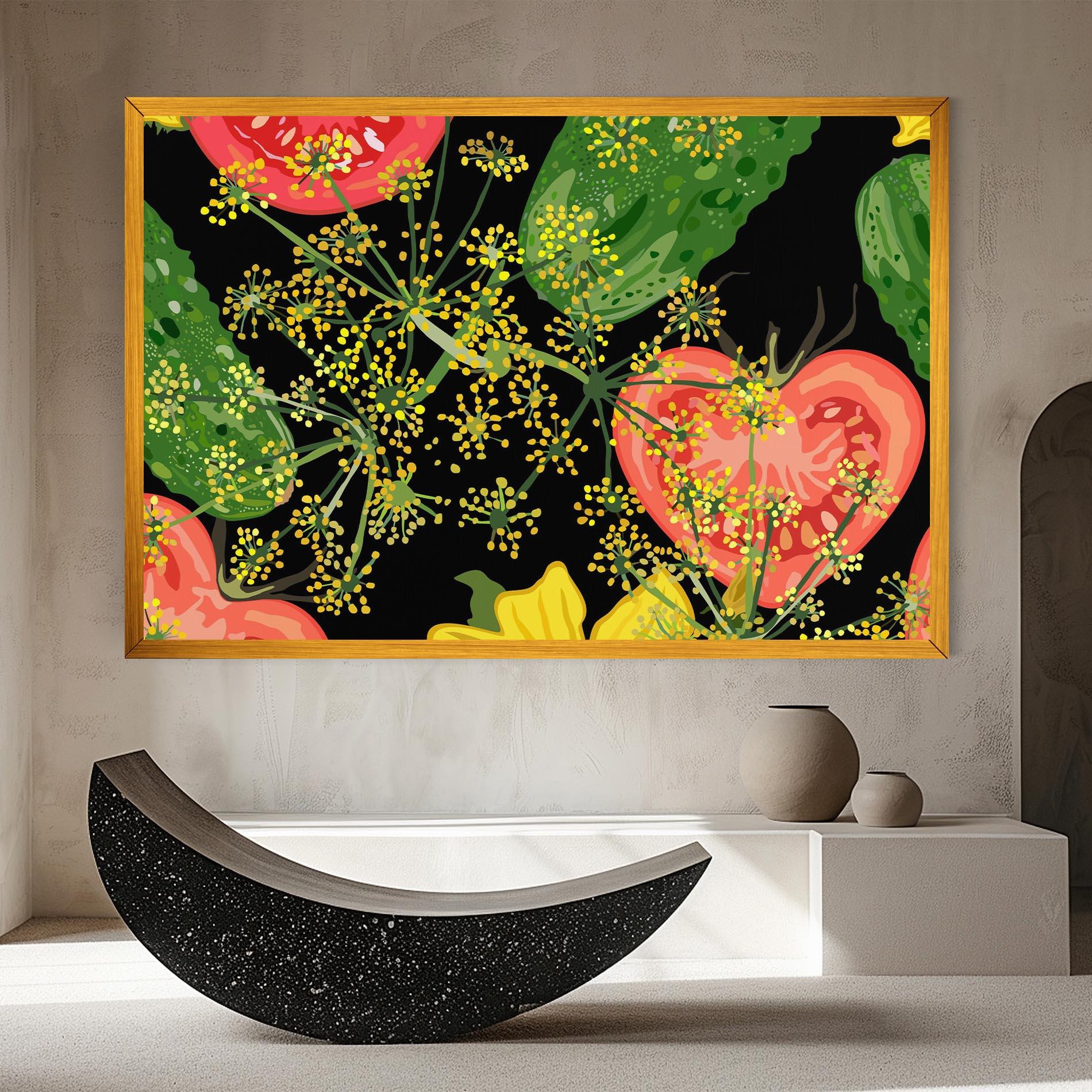 Vászonkép Heart Tomato mockup 8