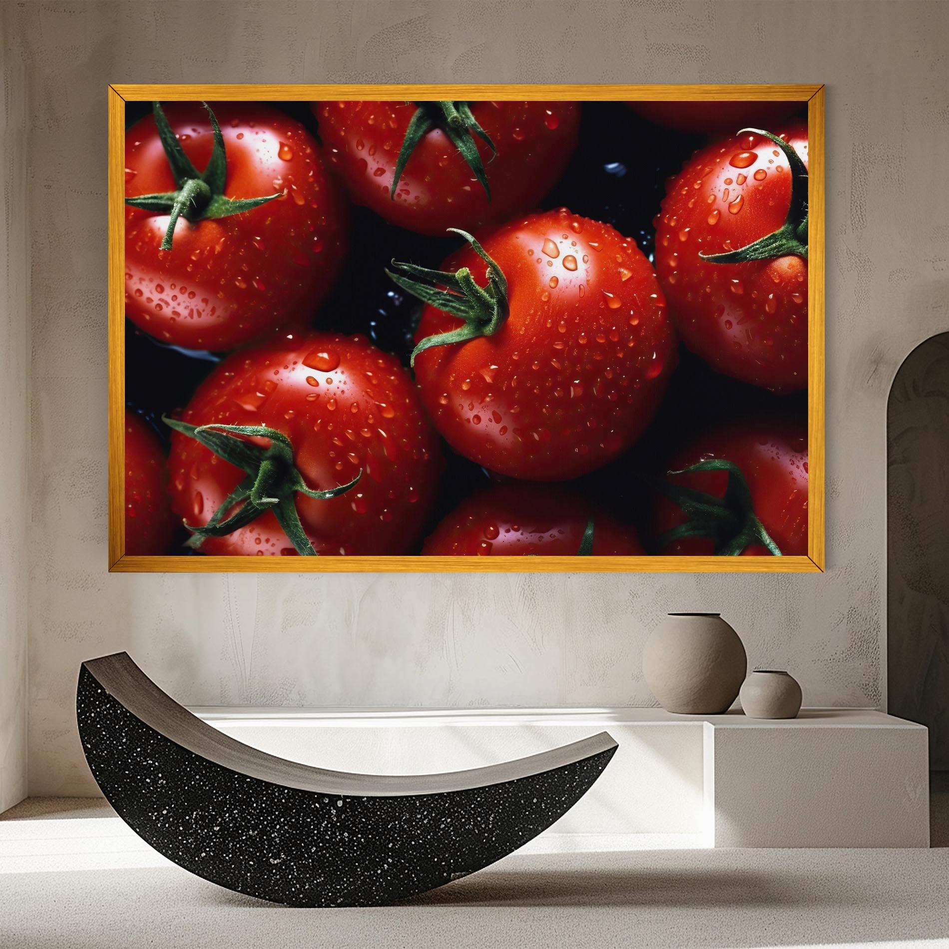 Vászonkép Red Wet Tomato mockup 8