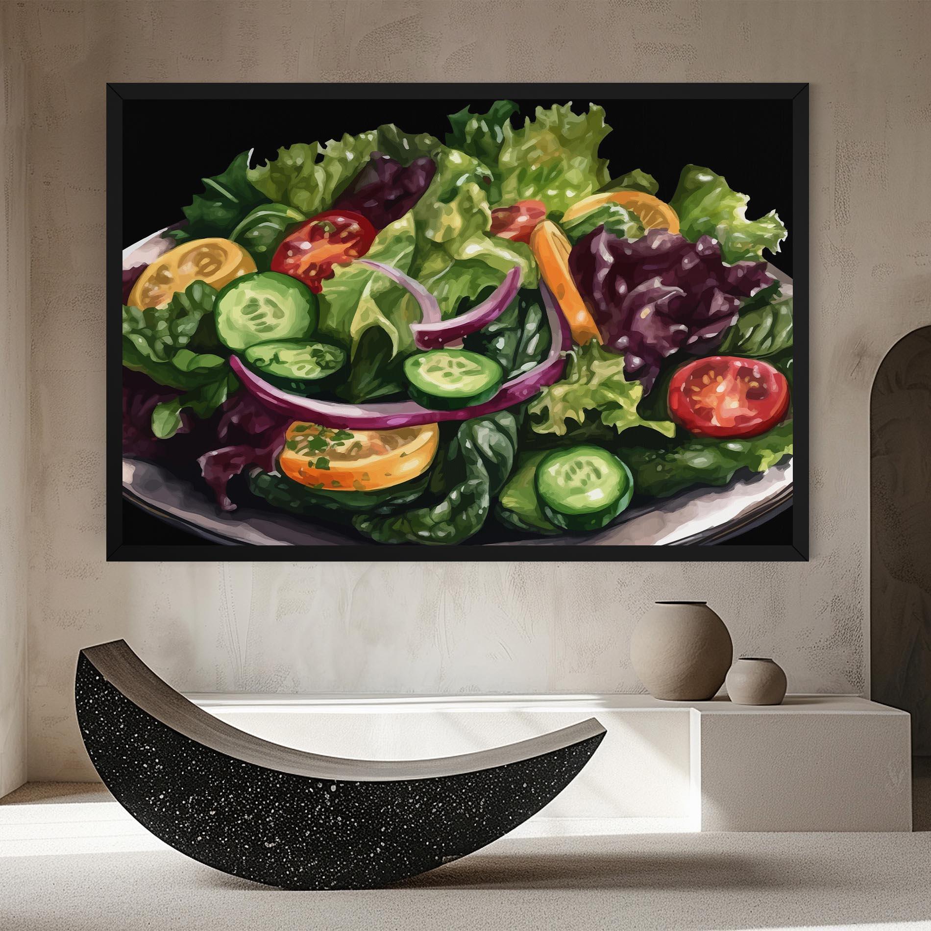 Vászonkép Cucumber Salad mockup 8