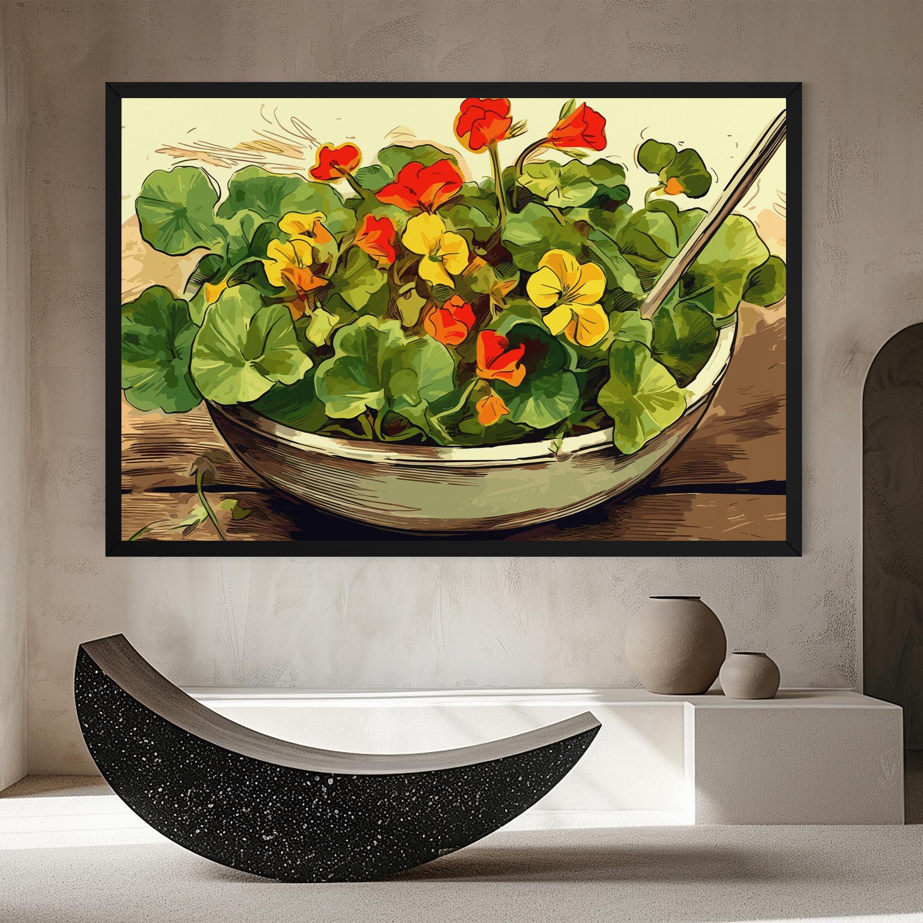 Vászonkép Flower Food mockup 8