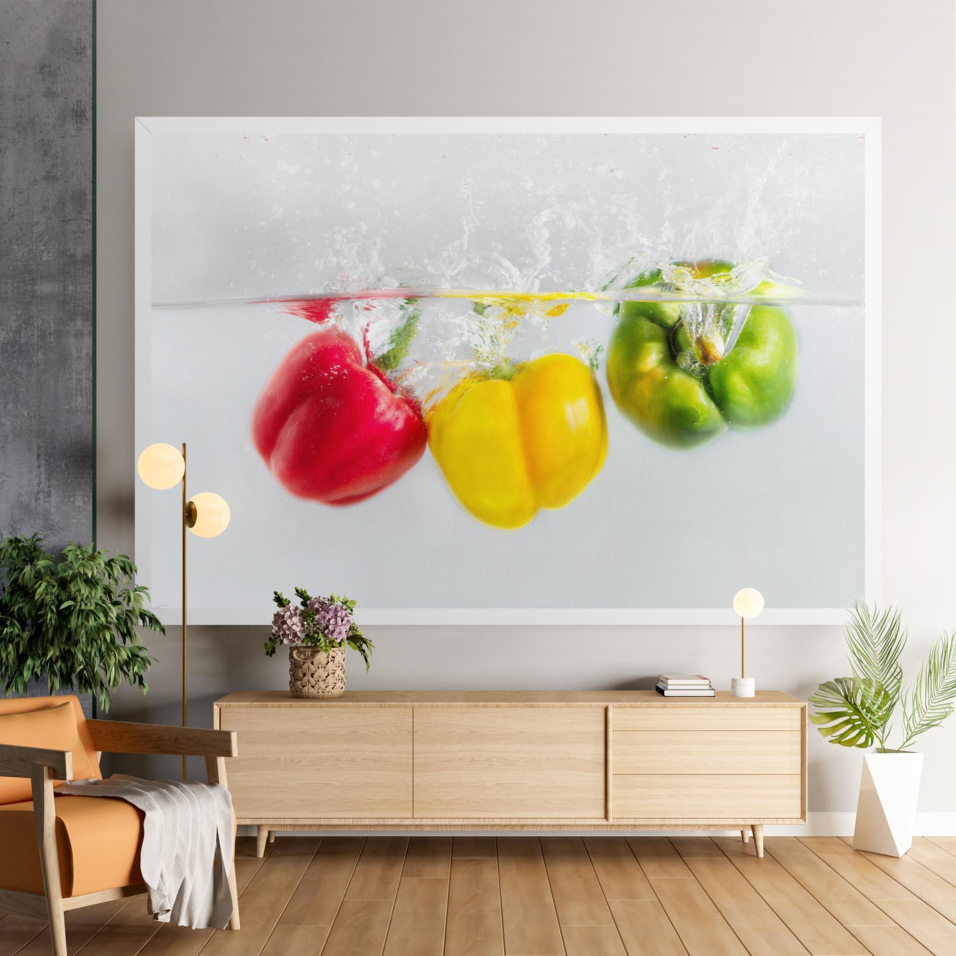 Vászonkép Colorful Bellpepper mockup 9
