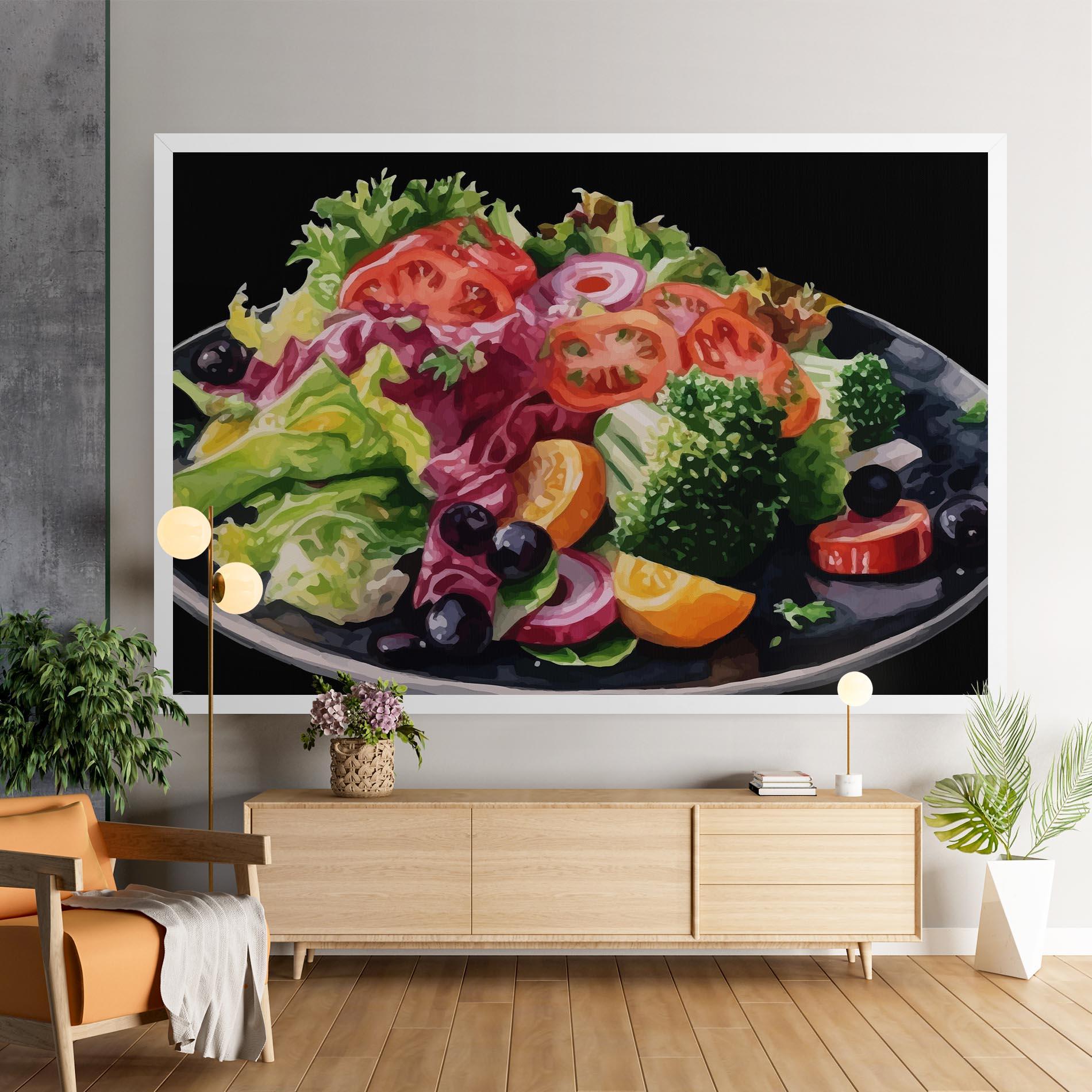 Vászonkép Healthy Tomato Food mockup 9