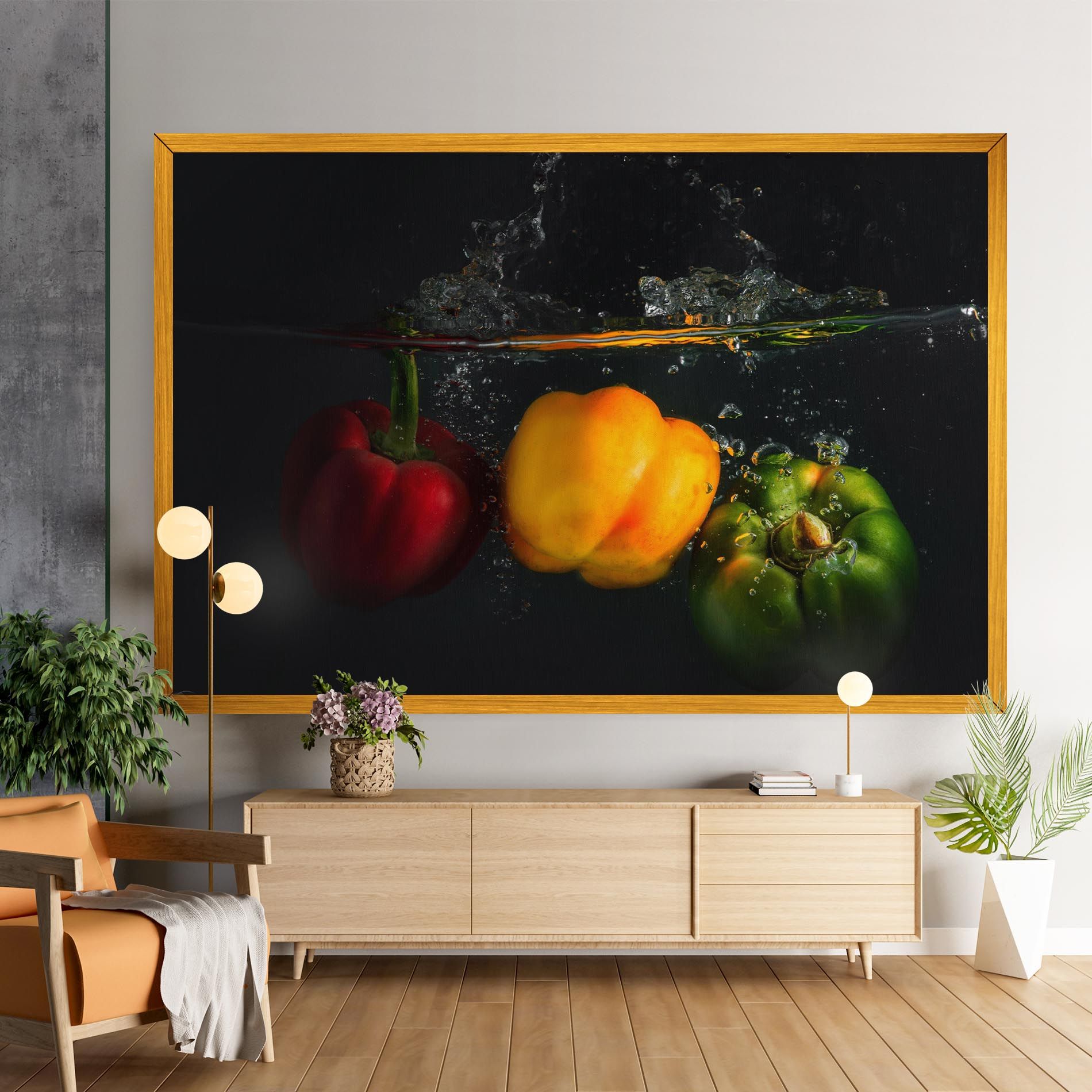 Cool Bellpepper Splash mockup 9