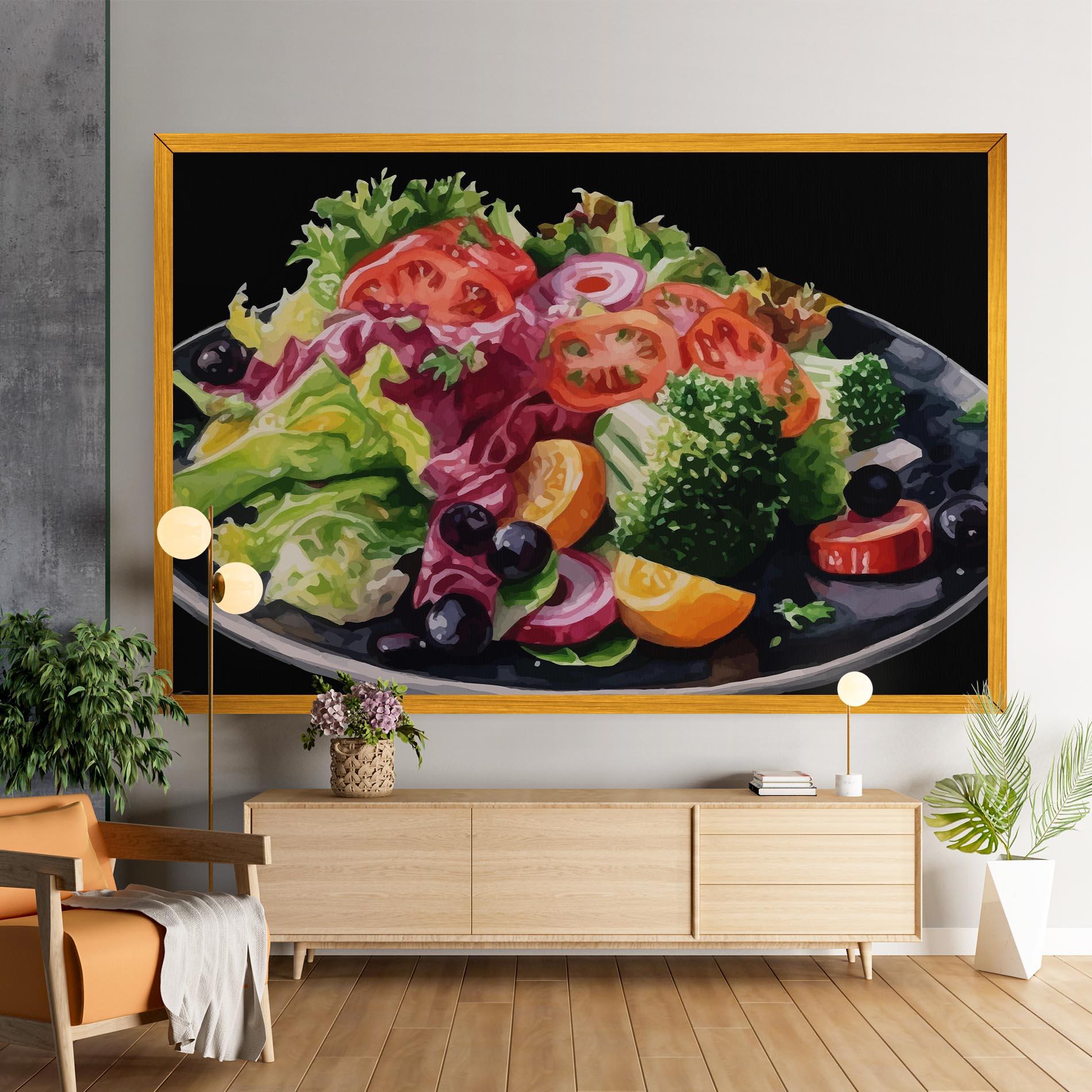 Vászonkép Healthy Tomato Food mockup 9