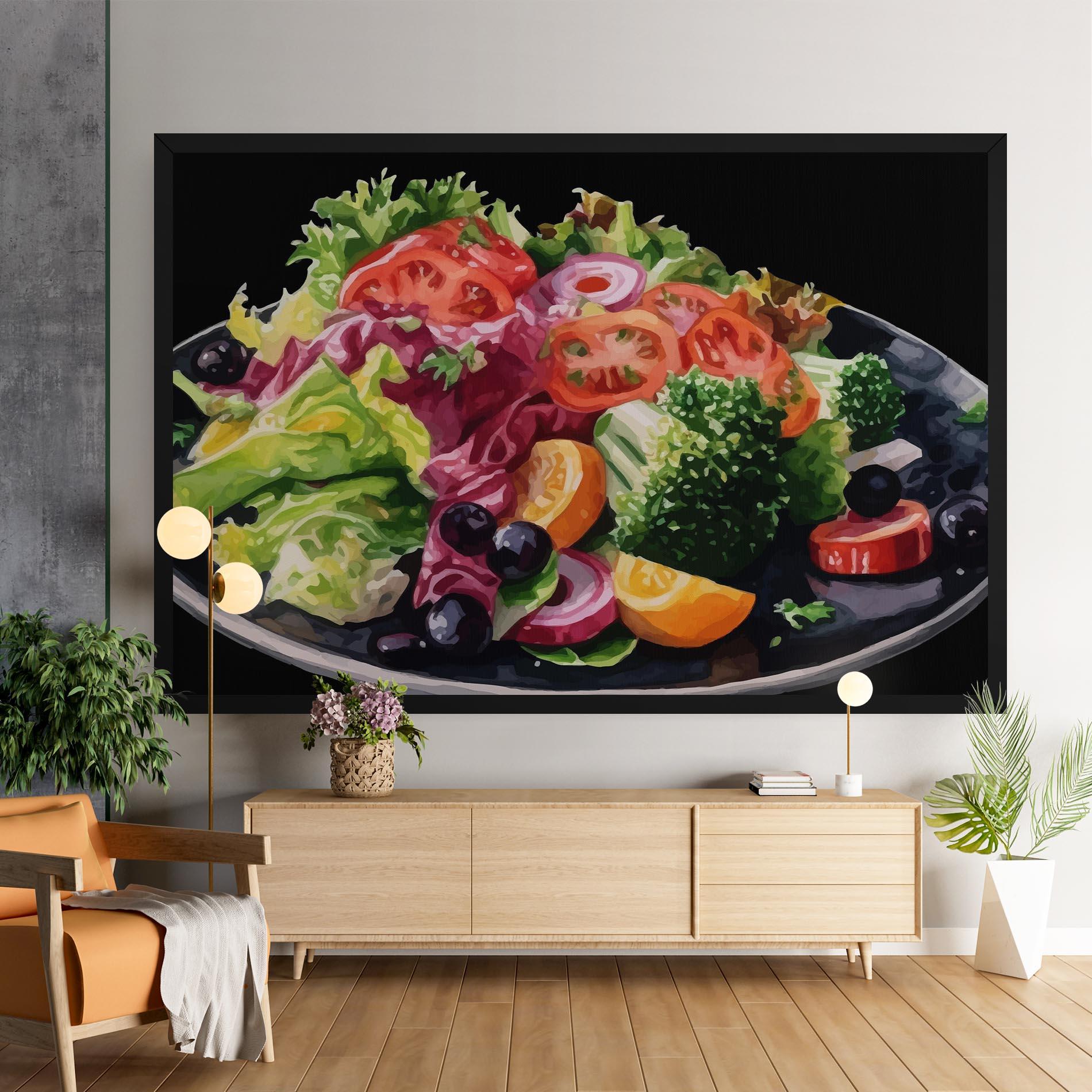 Vászonkép Healthy Tomato Food mockup 9