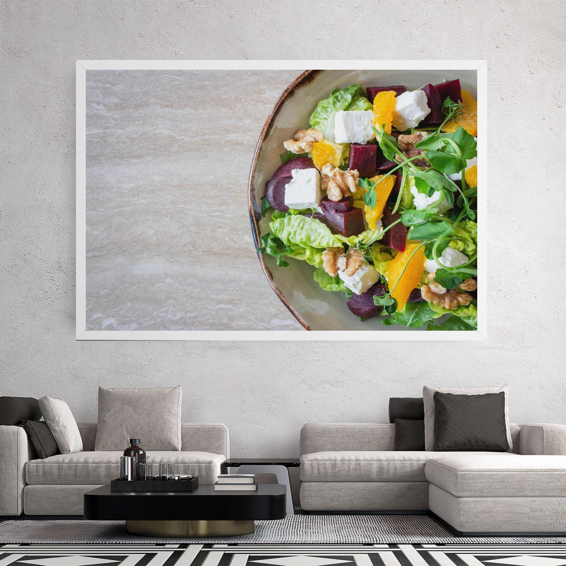 Vászonkép Delicious Salad mockup 2