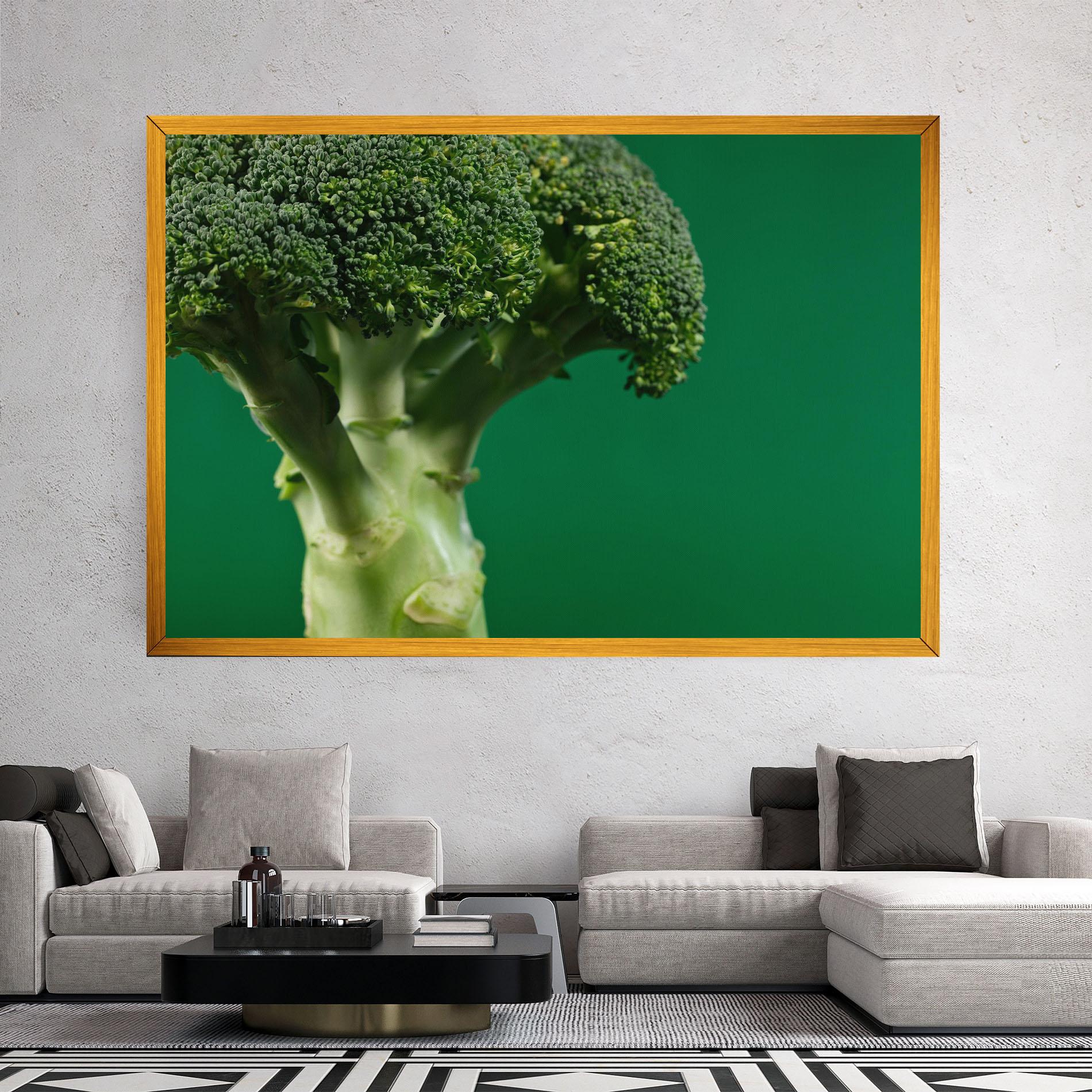 Vászonkép Broccoli mockup 2
