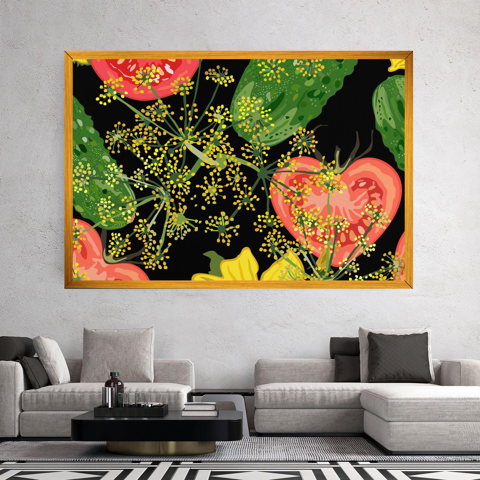 Vászonkép Heart Tomato mockup 2