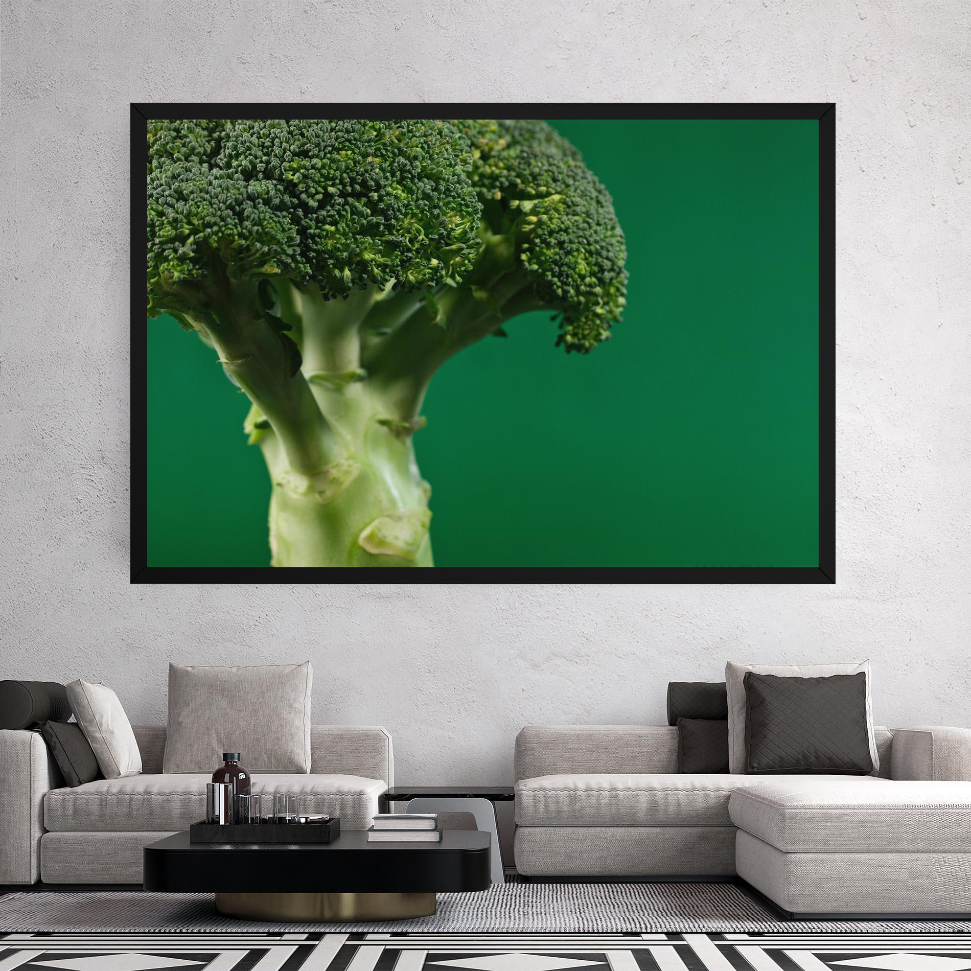 Vászonkép Broccoli mockup 2