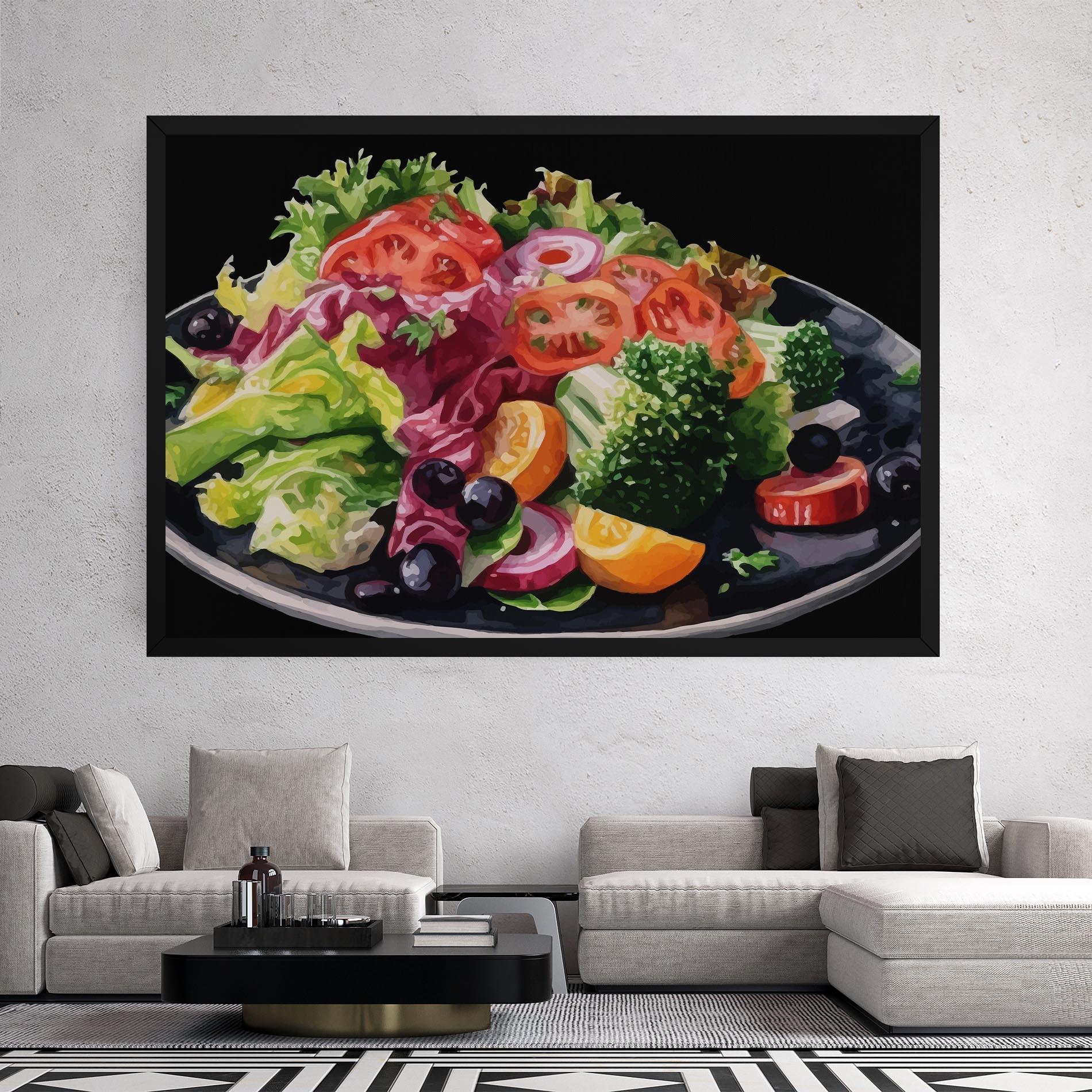 Vászonkép Healthy Tomato Food mockup 2