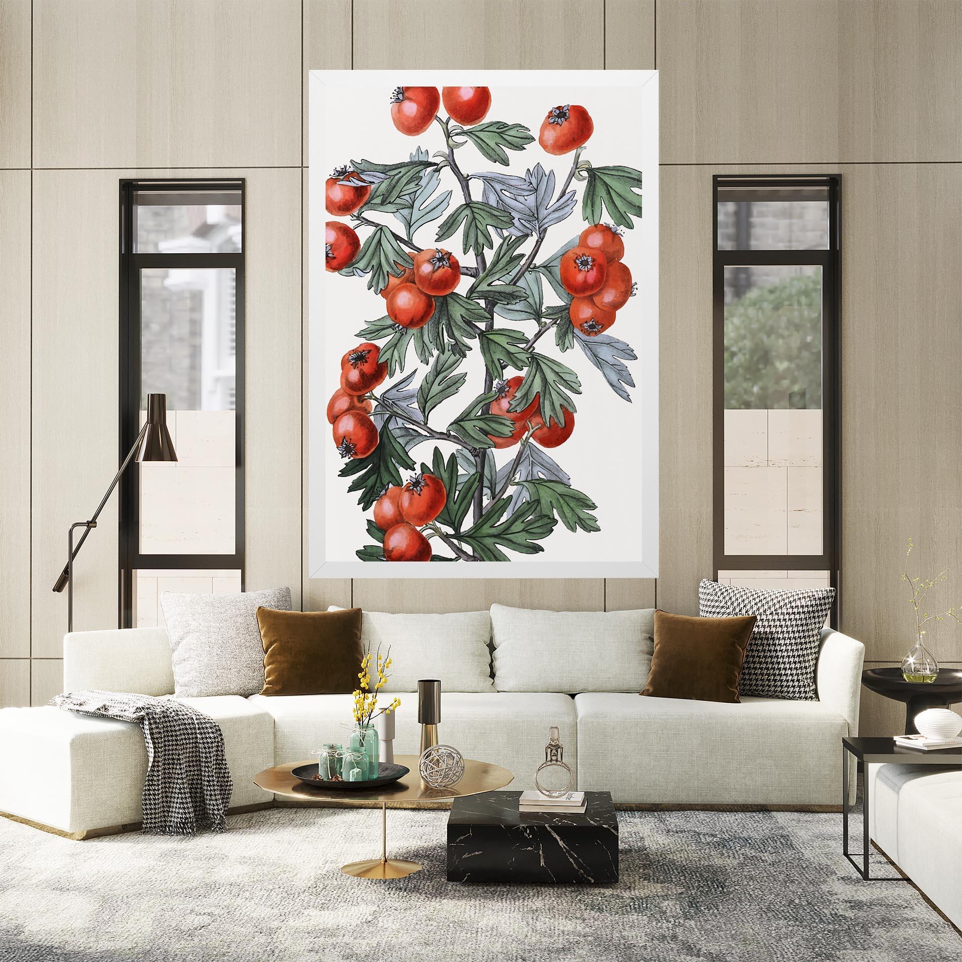 Vászonkép Cherry Drawing mockup 2