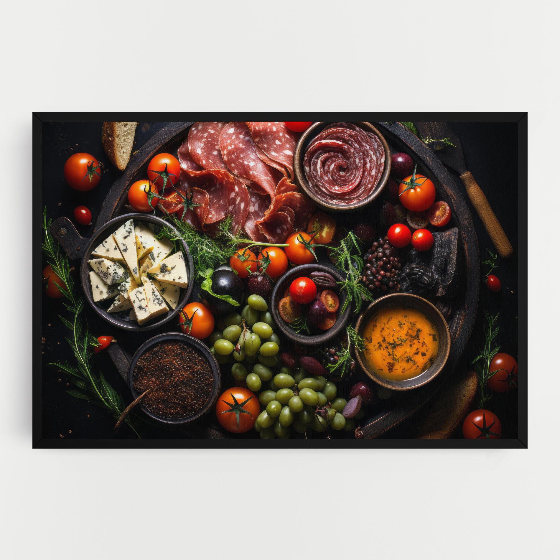 Vászonkép Meats Assortment mockup 0