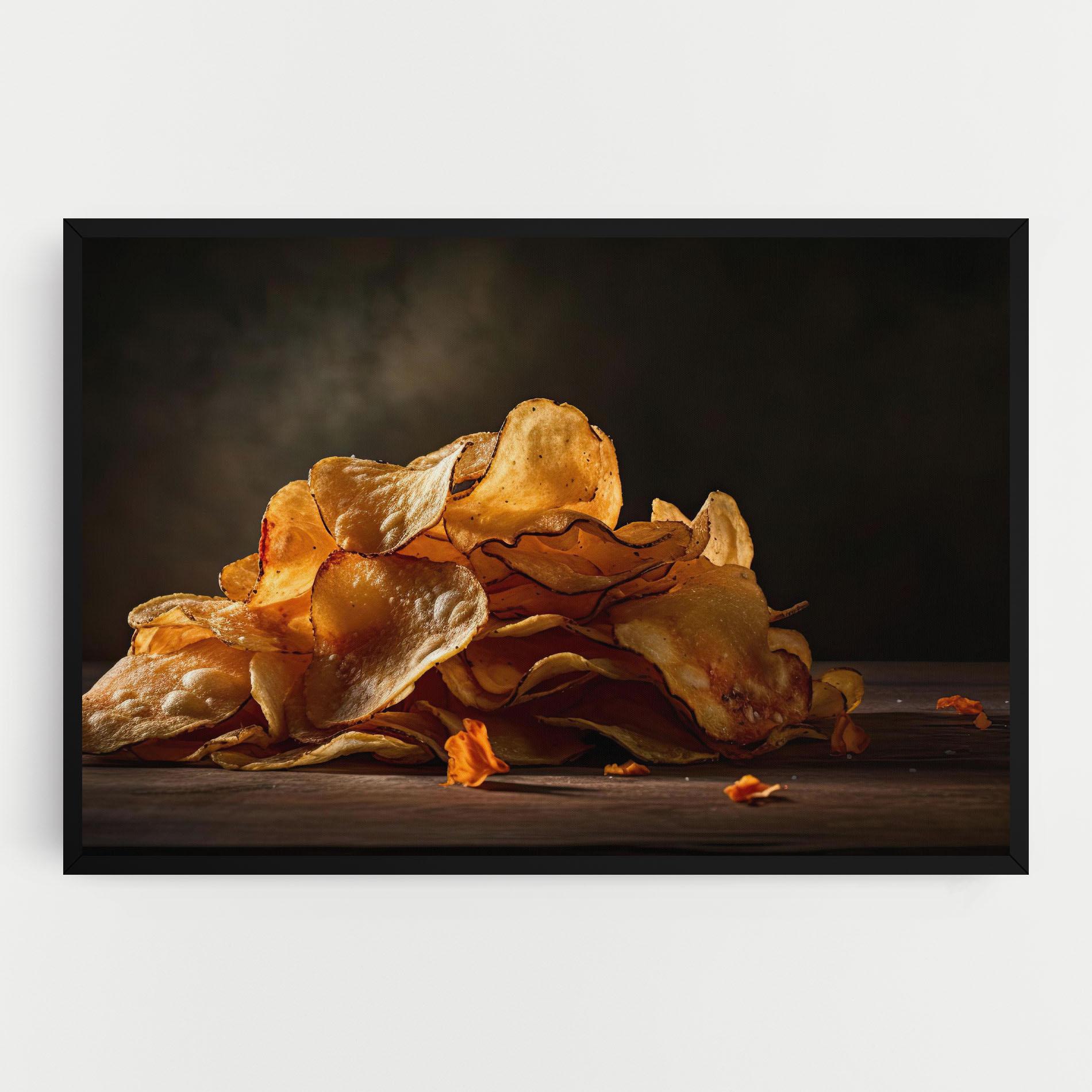 Vászonkép Potato Chips mockup 0