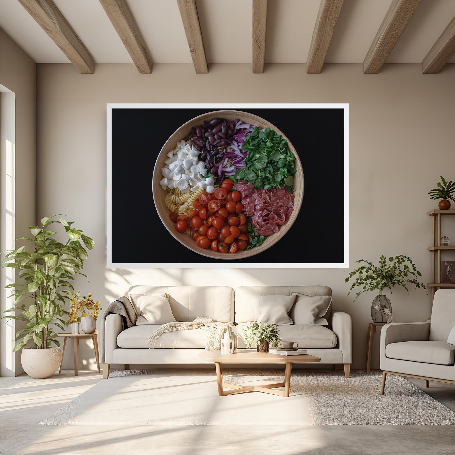 Vászonkép Mozzarella Salad mockup 6