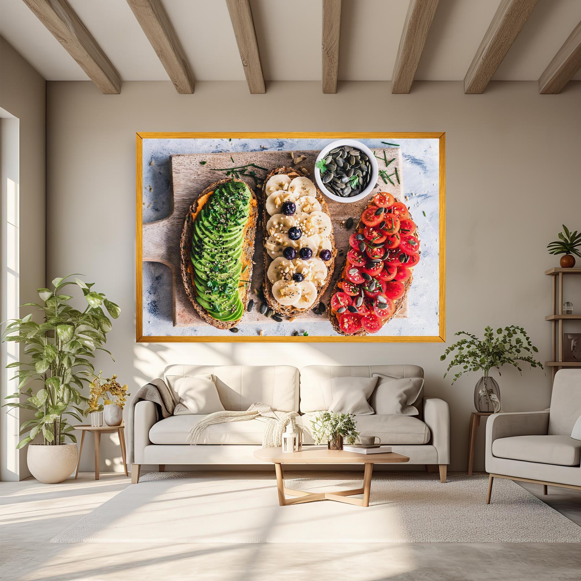 Vászonkép Breakfast mockup 6