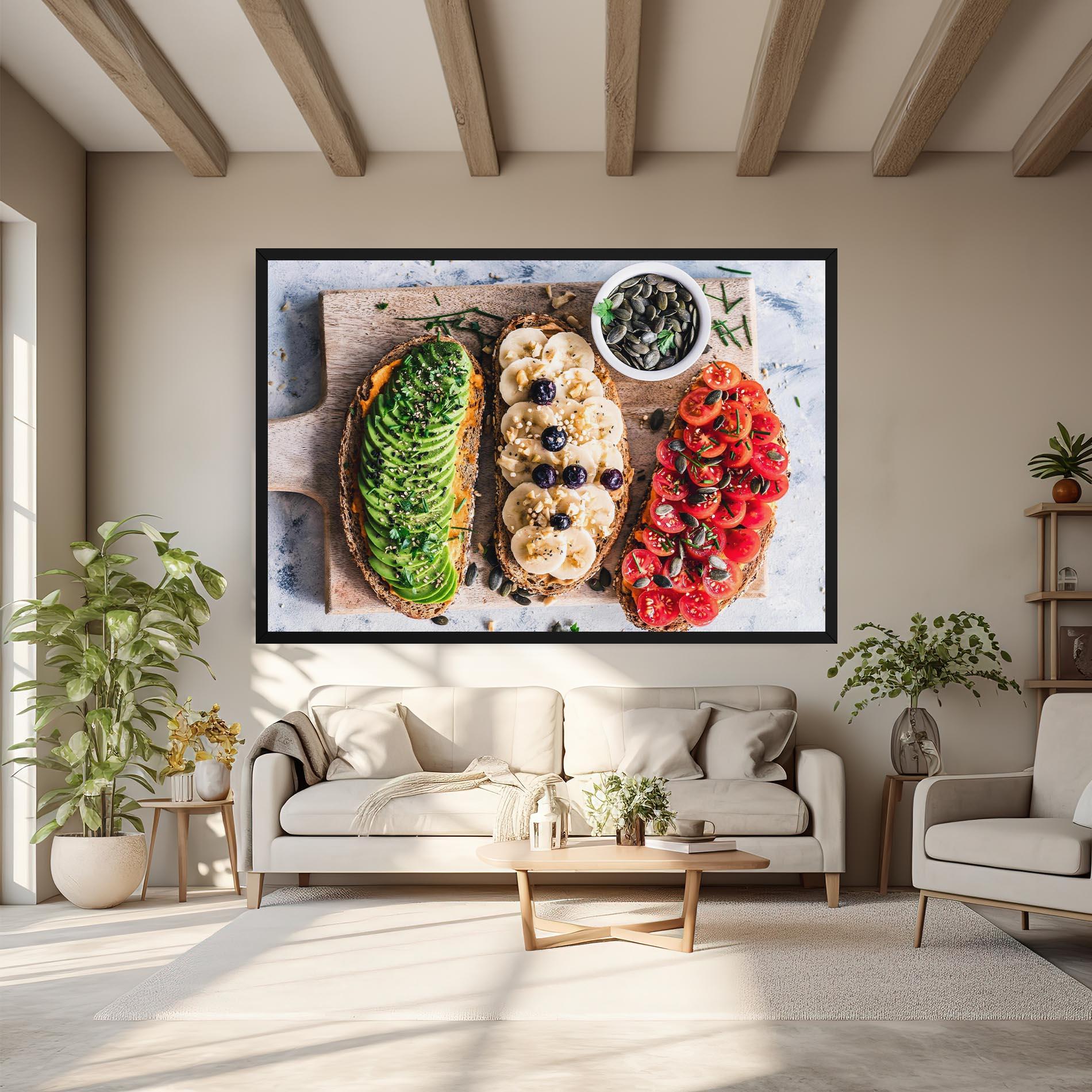 Vászonkép Breakfast mockup 6