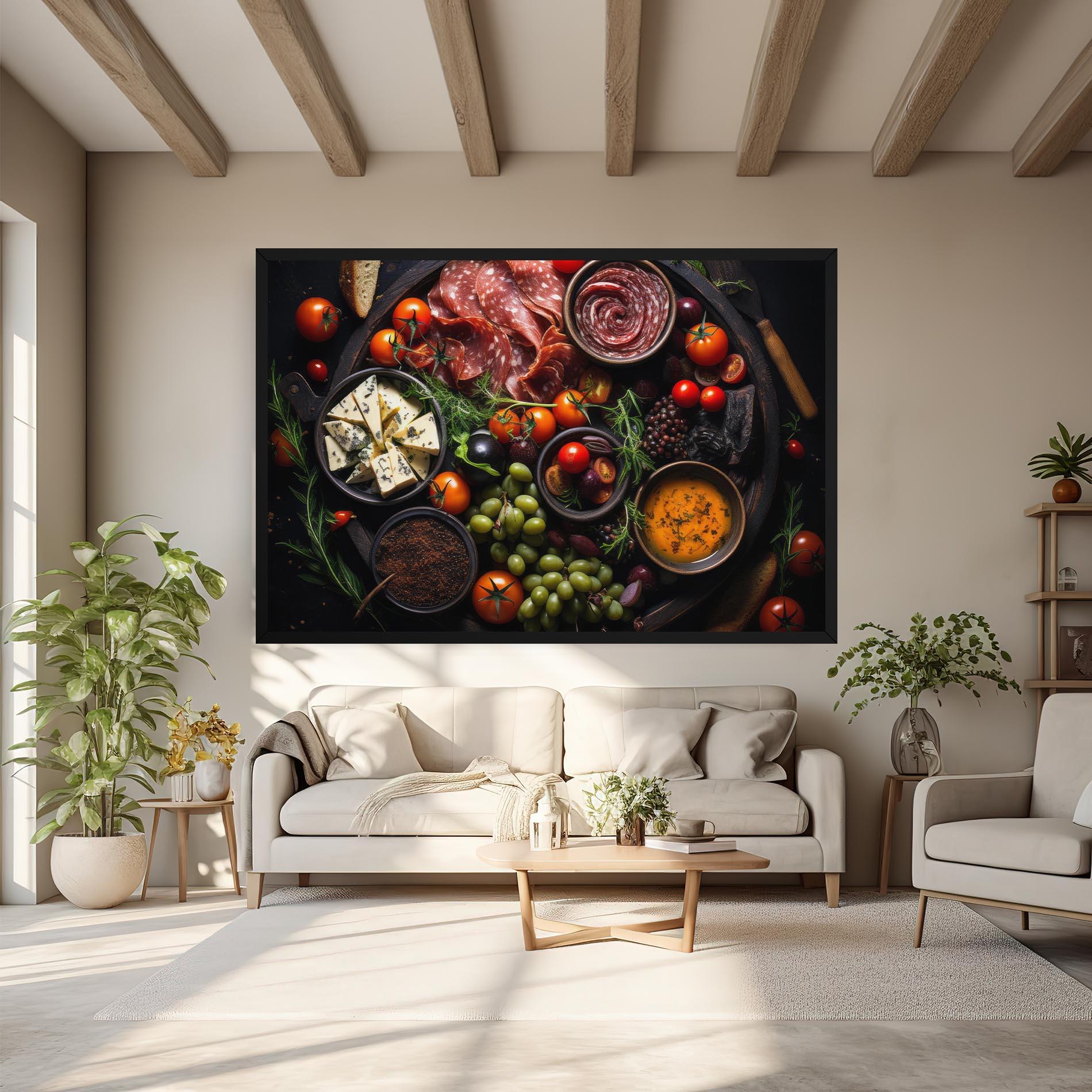 Vászonkép Meats Assortment mockup 6