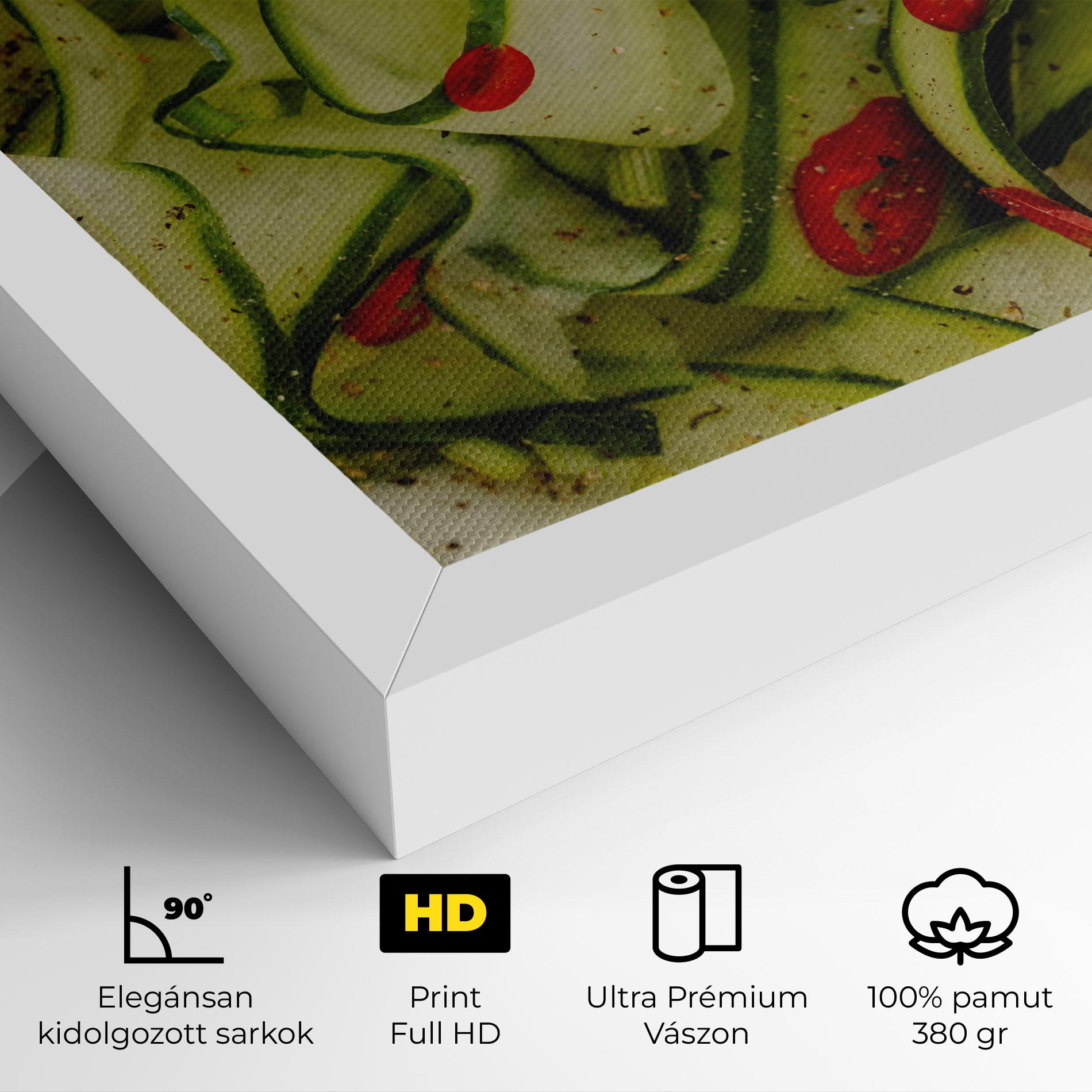 Vászonkép Cucumber Food mockup 4