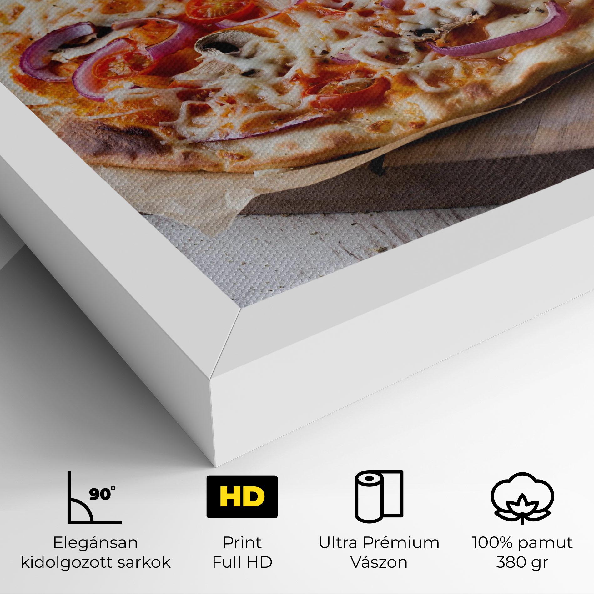 Vászonkép Pizza mockup 4