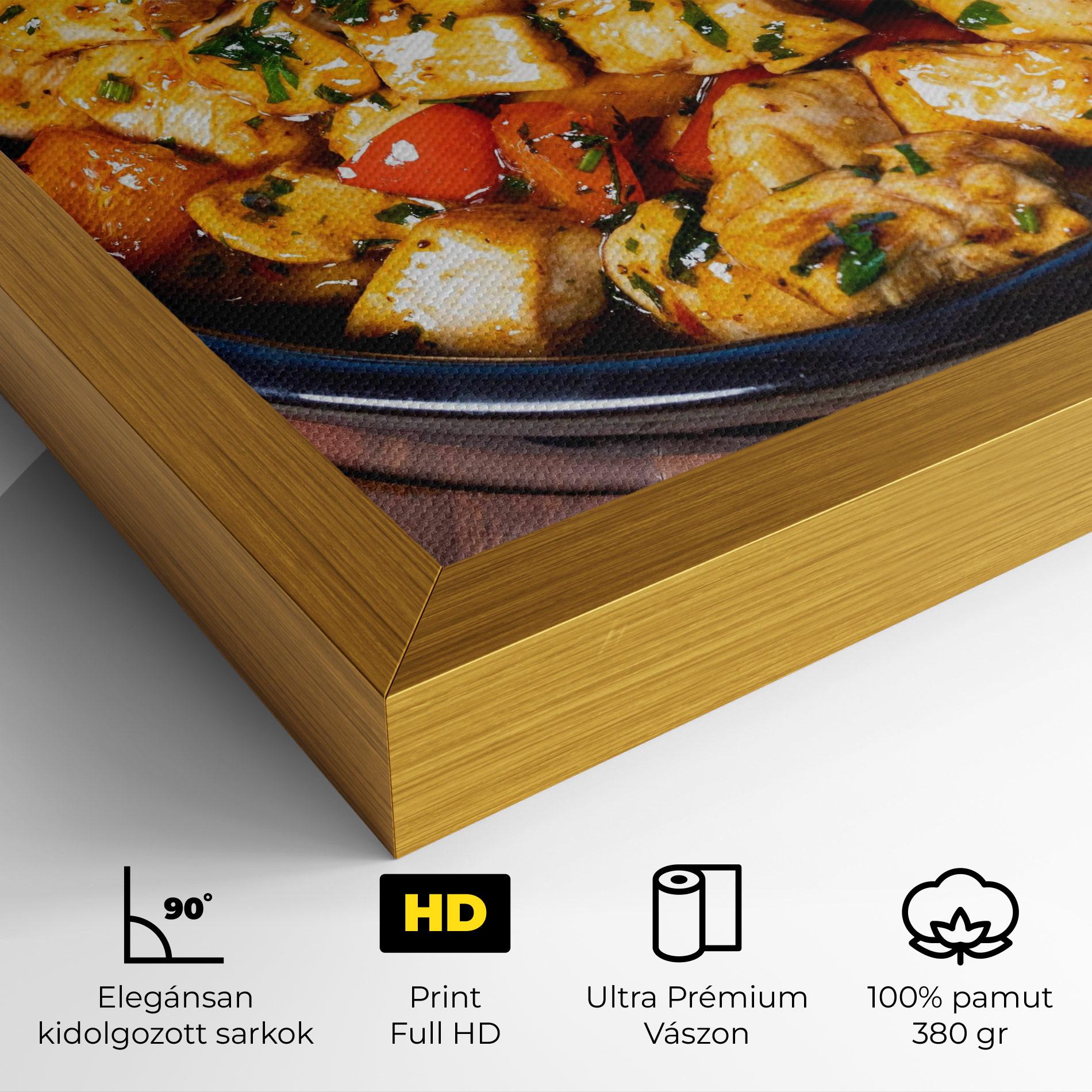 Vászonkép Chicken Food mockup 4