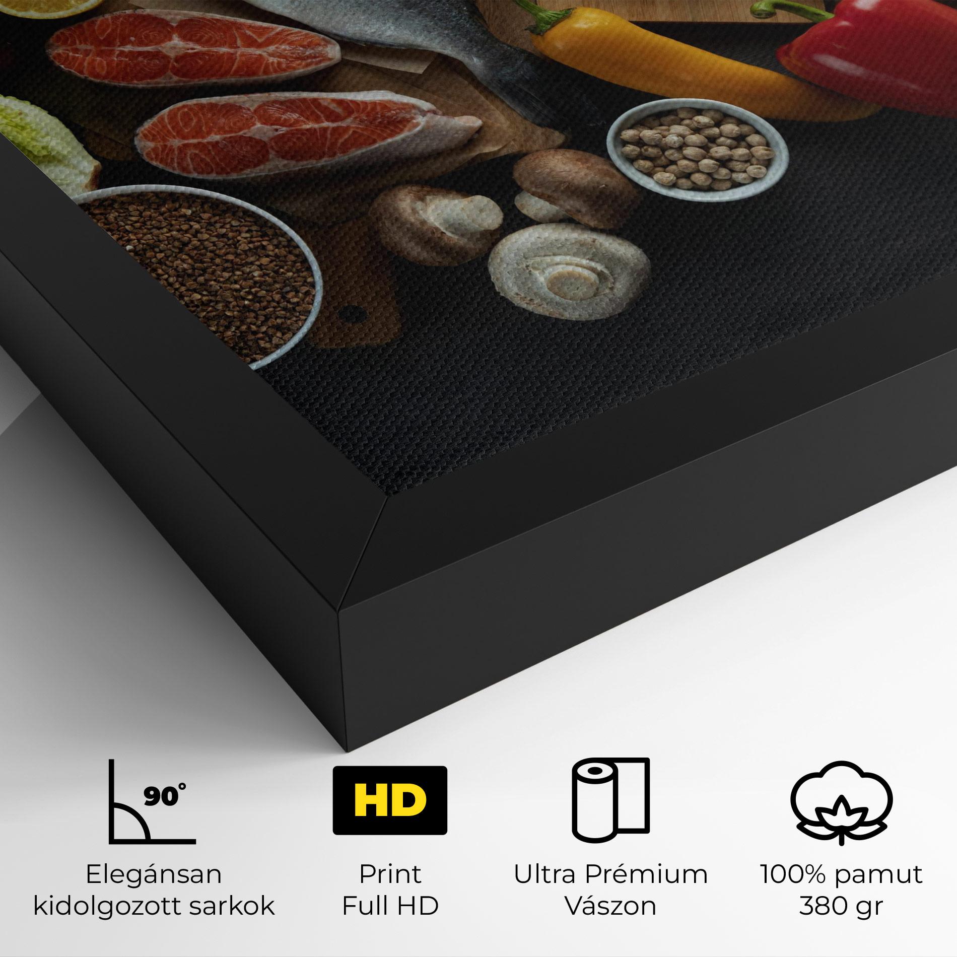 Vászonkép Food Ingredients mockup 4